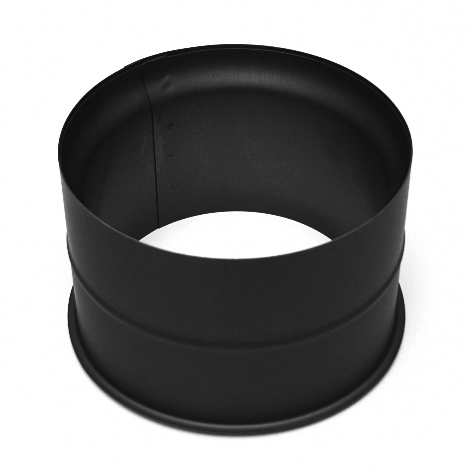 Raik Basic Doppelwandfutter 130mm schwarz für Rauchrohr / Ofenrohr