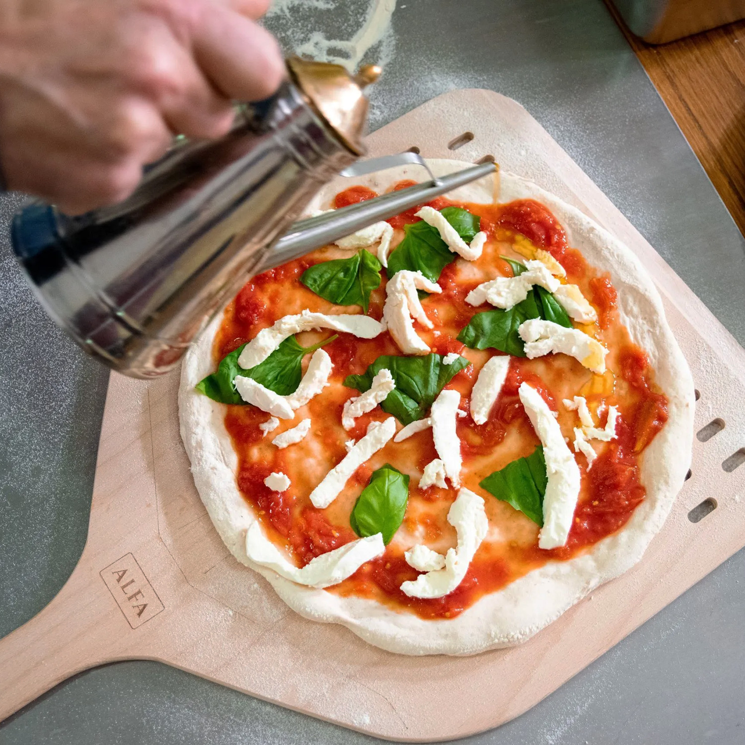 Alfa Holz-Pizzaschaufel 36 cm