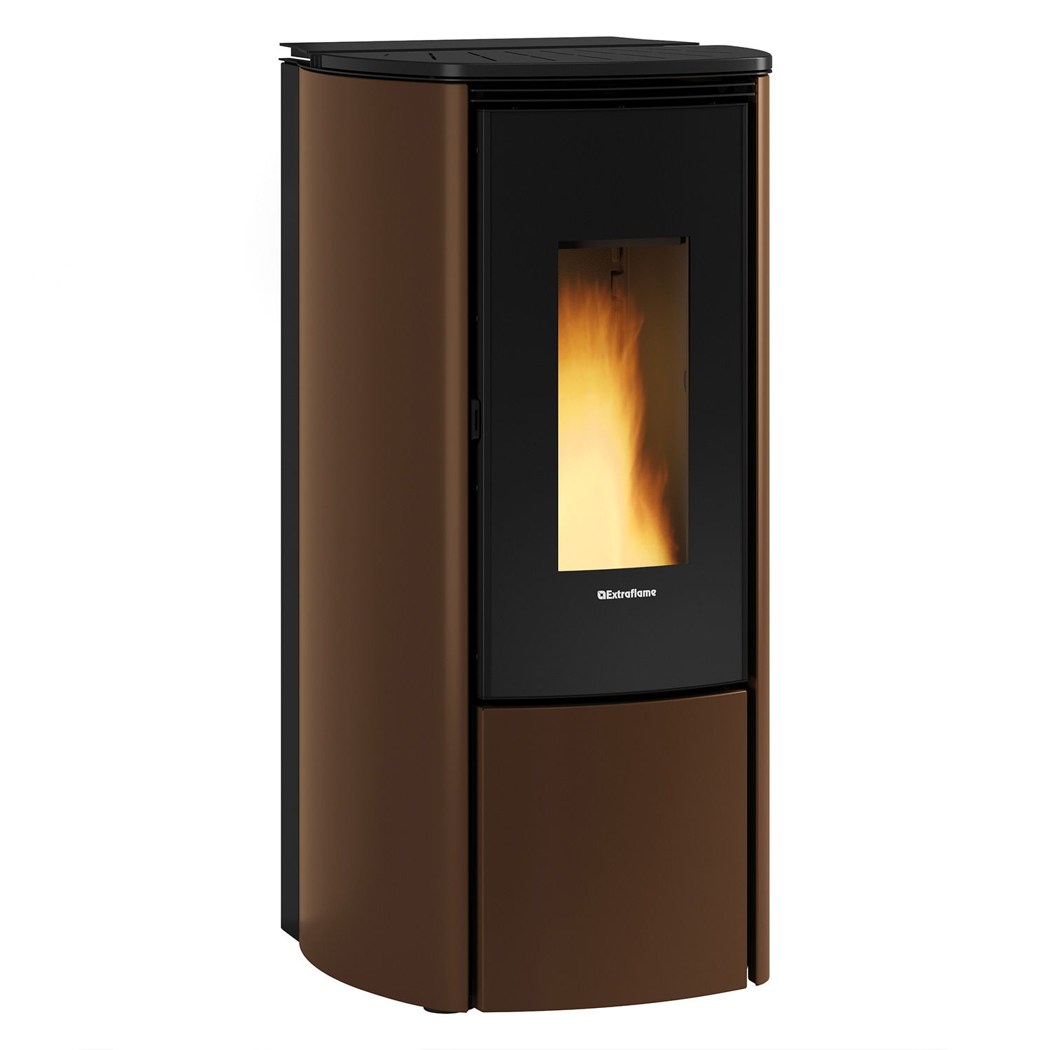 Extraflame Evolution Line Katia 9 poêle à granulés acier bronze
