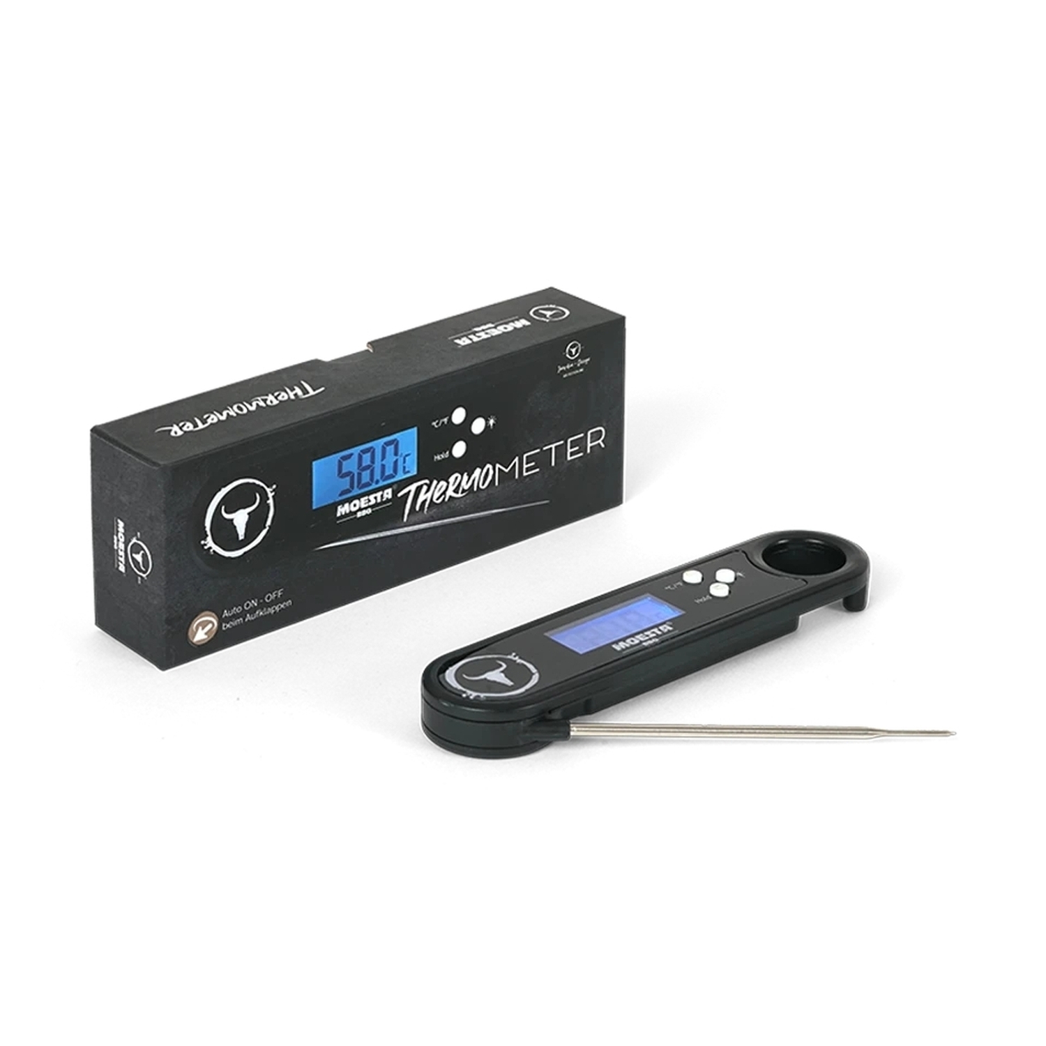 Moesta Thermometer No.2 BBQ-Grillthermometer beleuchtet