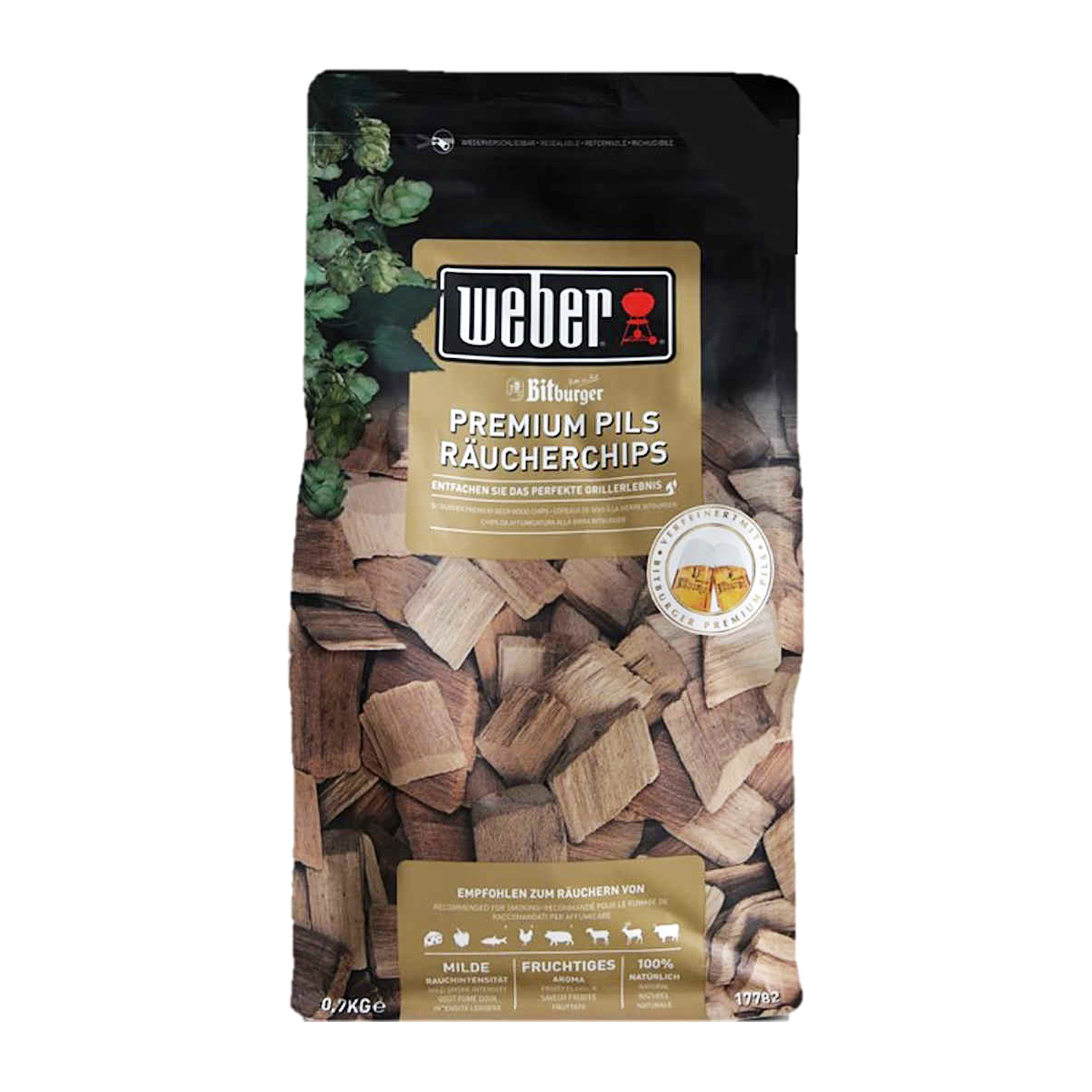 Weber Räucherchips Bitburger Premium Pils 700 g
