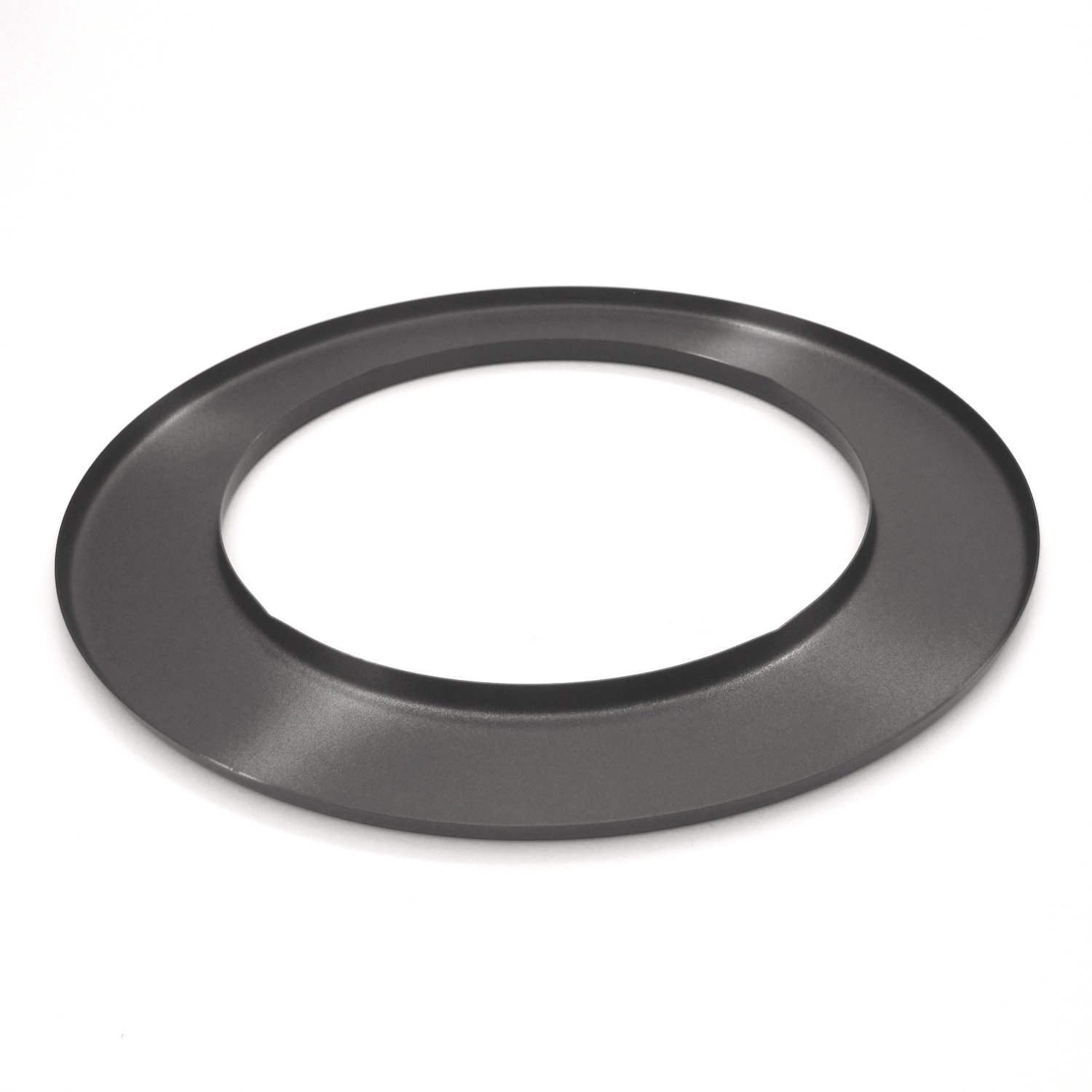 Raik Basic Rosette murale 160mm gris fonte 3cm pour tuyau de fumée / conduit de fumée