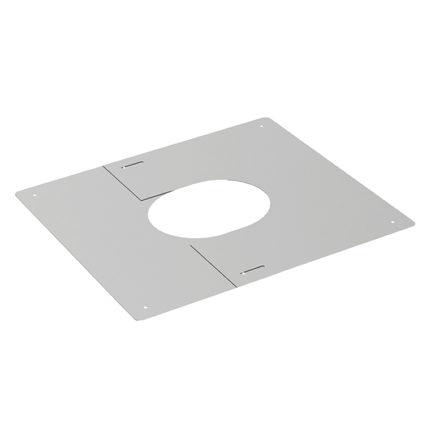 Opsinox conduit de cheminée en acier inoxydable 150 mm rosace de toit pour montage intérieur PLP 0-45°