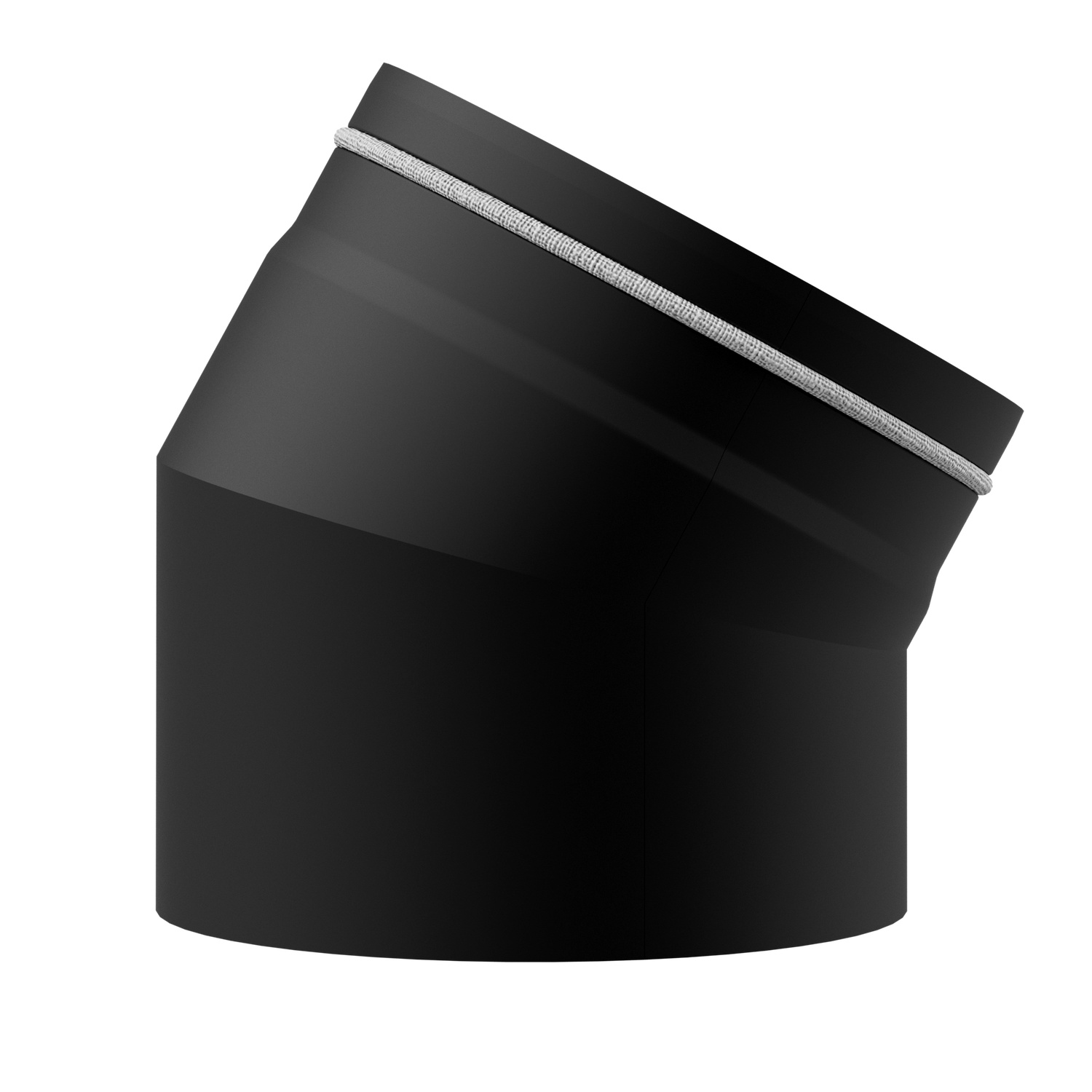 Raik Lifestyle DUO Rauchrohrbogen 130mm schwarz 30° für Rauchrohr / Ofenrohr