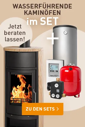 Wasserführende Kaminöfen im Set