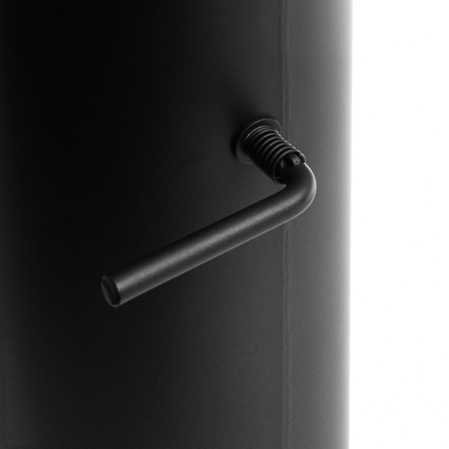 Raik Rauchrohr / Ofenrohr 180mm - 500mm mit Zugregulierung schwarz