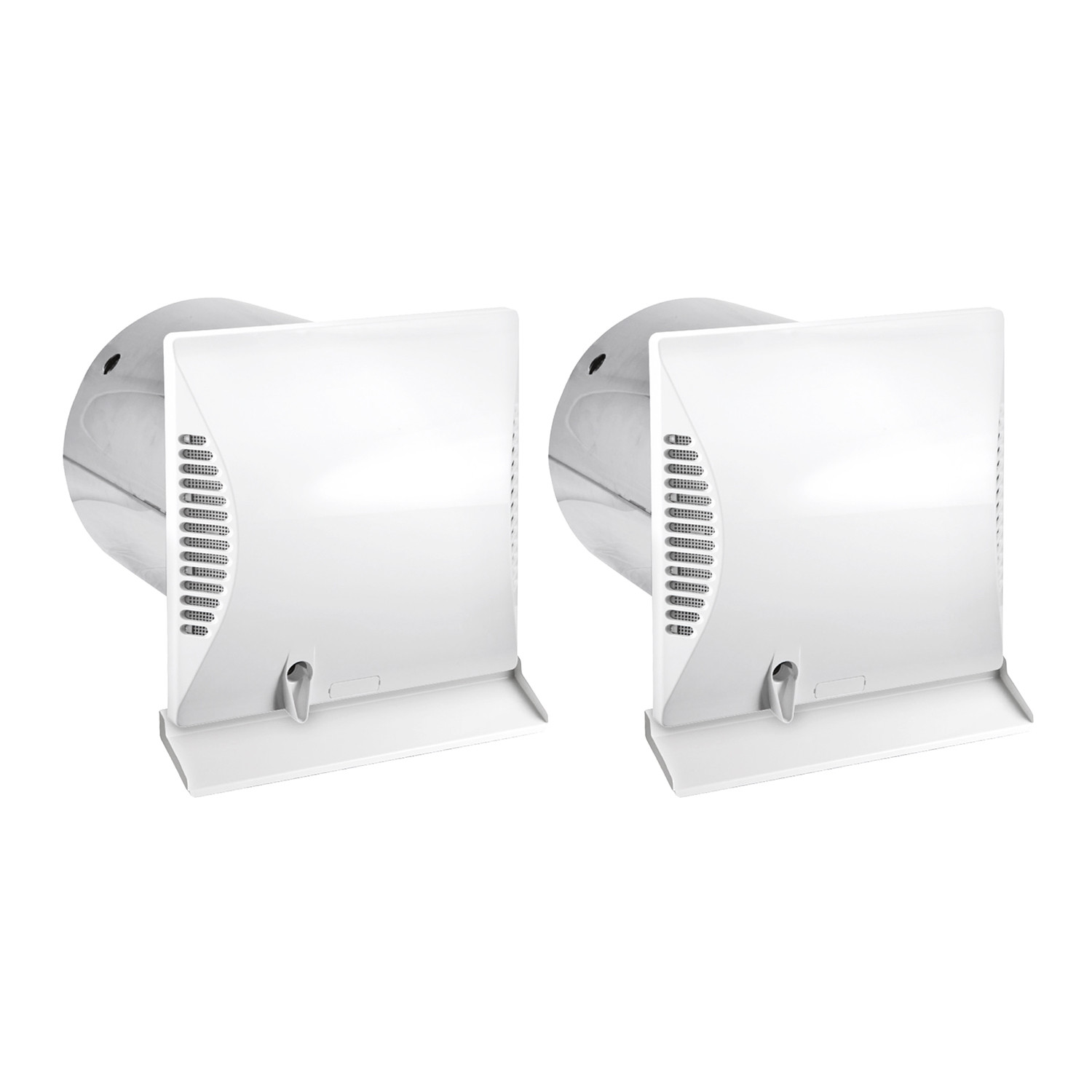 Dimplex DL 50 WE2 Wohnraumlüftungsgerät + DL 50 R Wandhülse rund - 2er Set