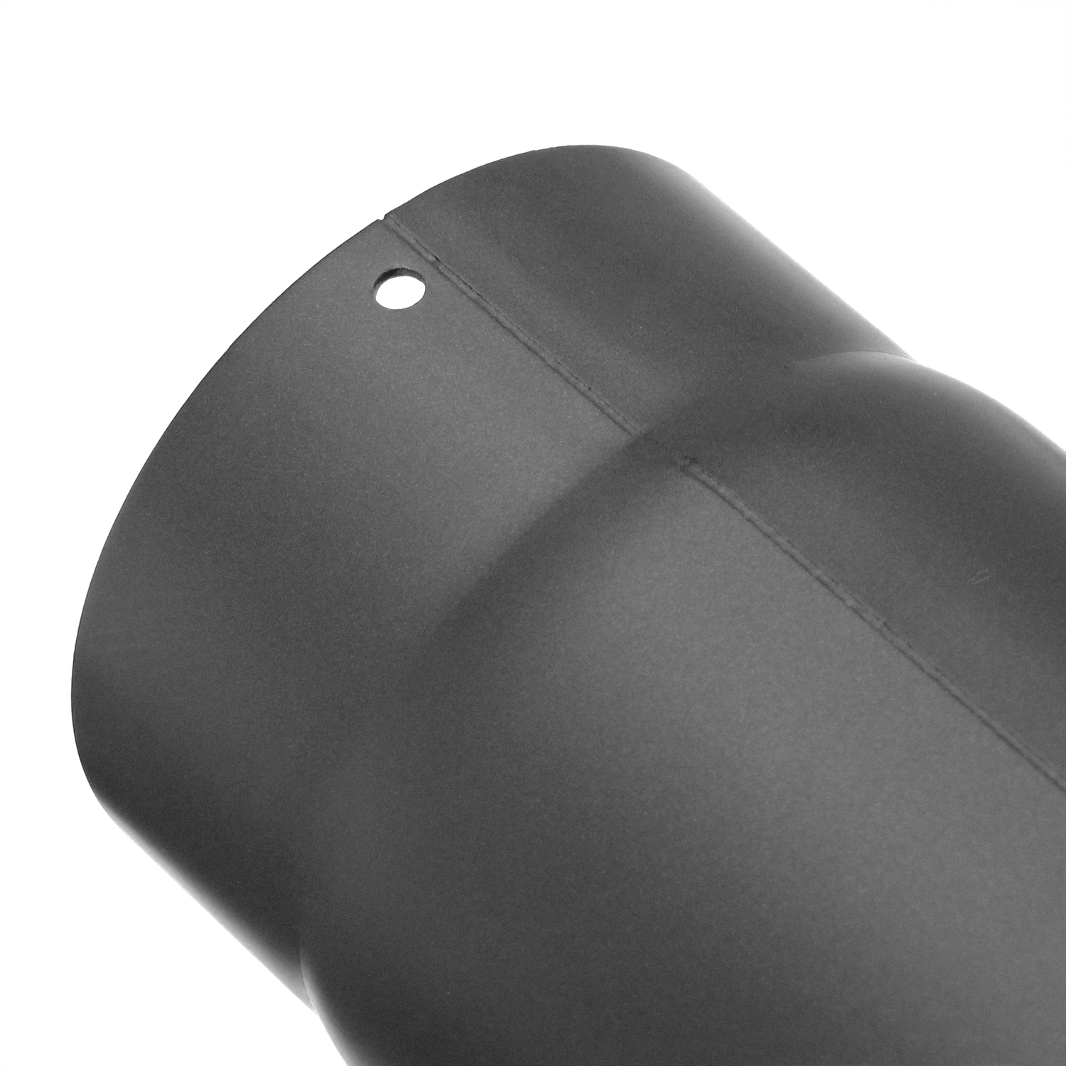 Raik Basic Rauchrohrbogen 120mm gussgrau 90° – 3teilig, ohne Tür für Rauchrohr / Ofenrohr