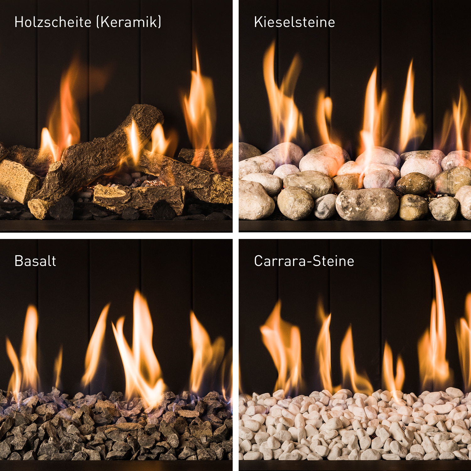 Trimline Fires Trimline 100 Panorama Gas Kamineinsatz G20/G25