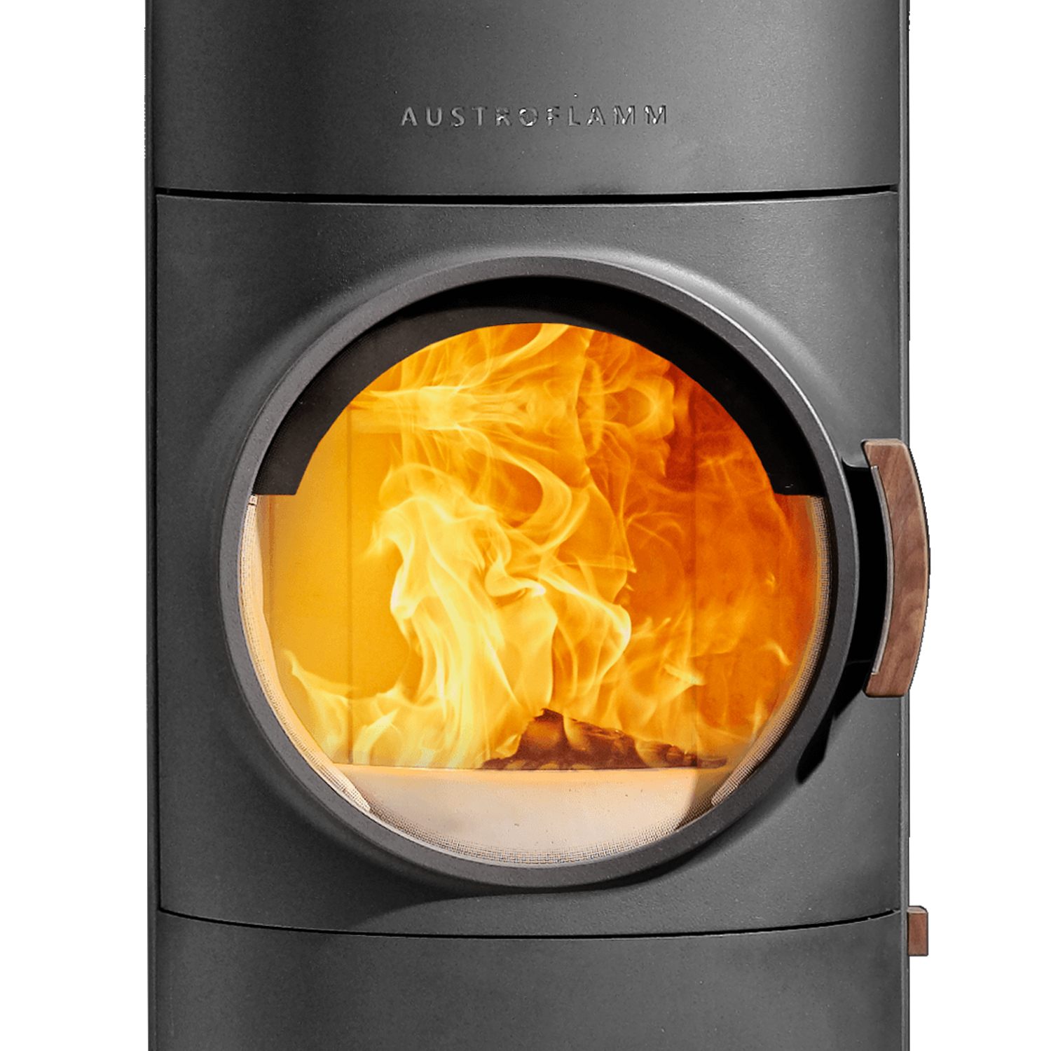 Austroflamm Clou Xtra Kaminofen Stahl gussgrau RR oben oder hinten