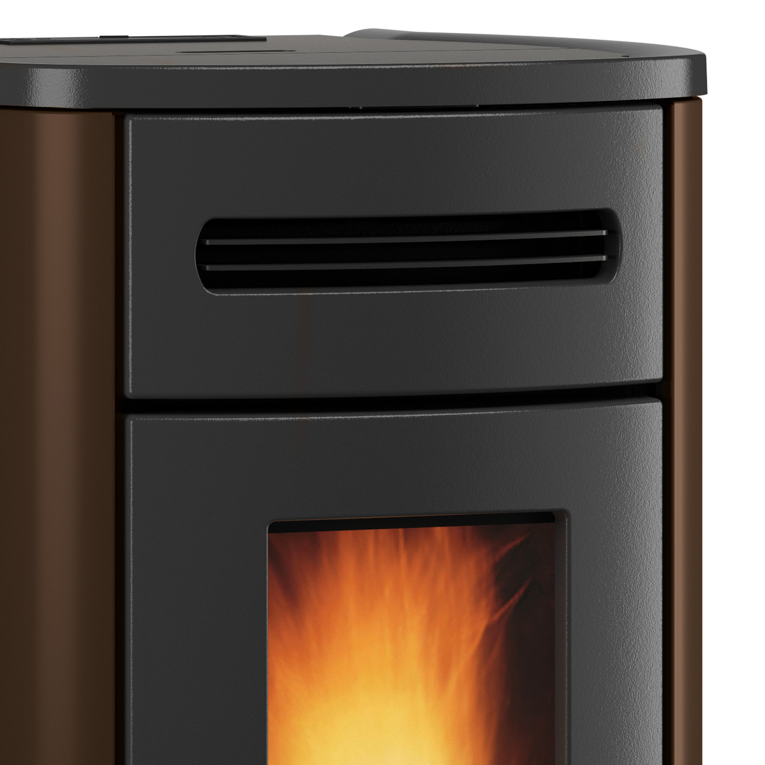 Extraflame GUENDA IDRO 5.0 - Bronze poêle à granulés bouilleur EVOLUTION LINE
