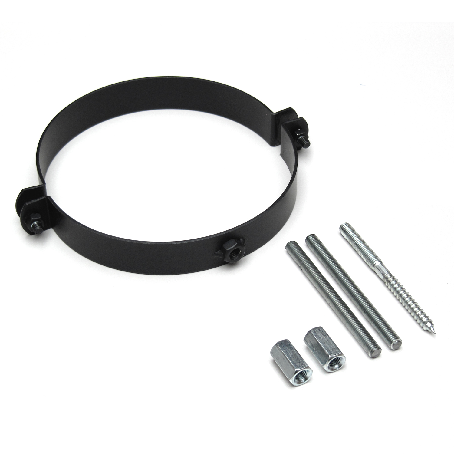 Raik Basic Rohrschelle 150mm schwarz für Rauchrohr / Ofenrohr