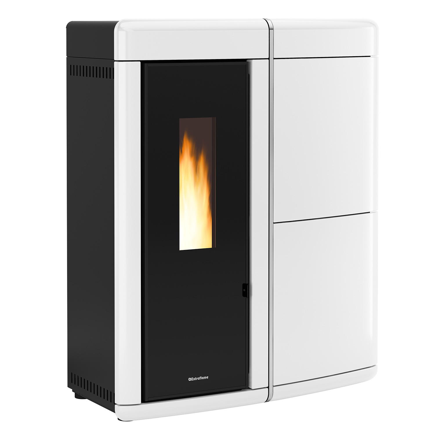 Extraflame EVELYNE IDRO 2.0 - Weiss wassergeführter Pelletofen EVOLUTION LINE