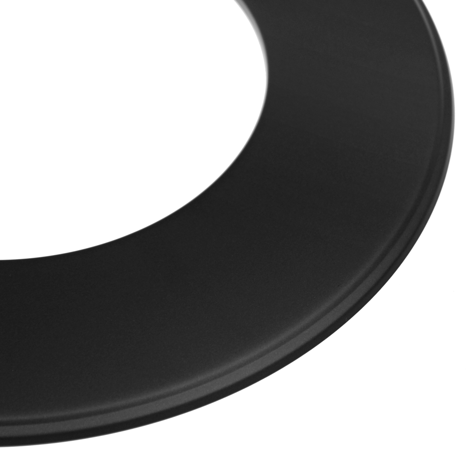 Raik Coltherm Wandrosette 150mm schwarz doppelwandig für Rauchrohr / Ofenrohr