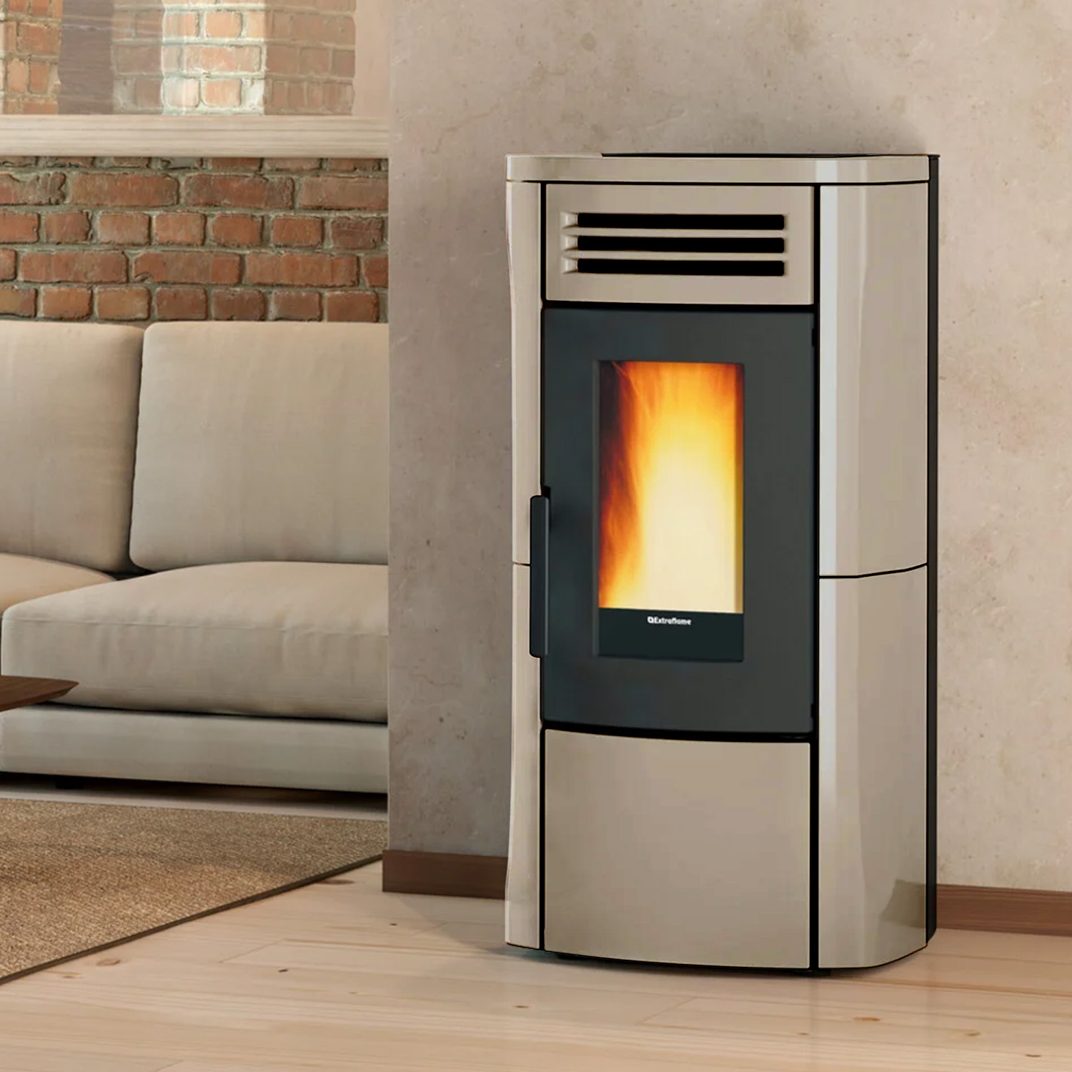 Extraflame TERRY PLUS - Taupe Pelletofen EVOLUTION LINE