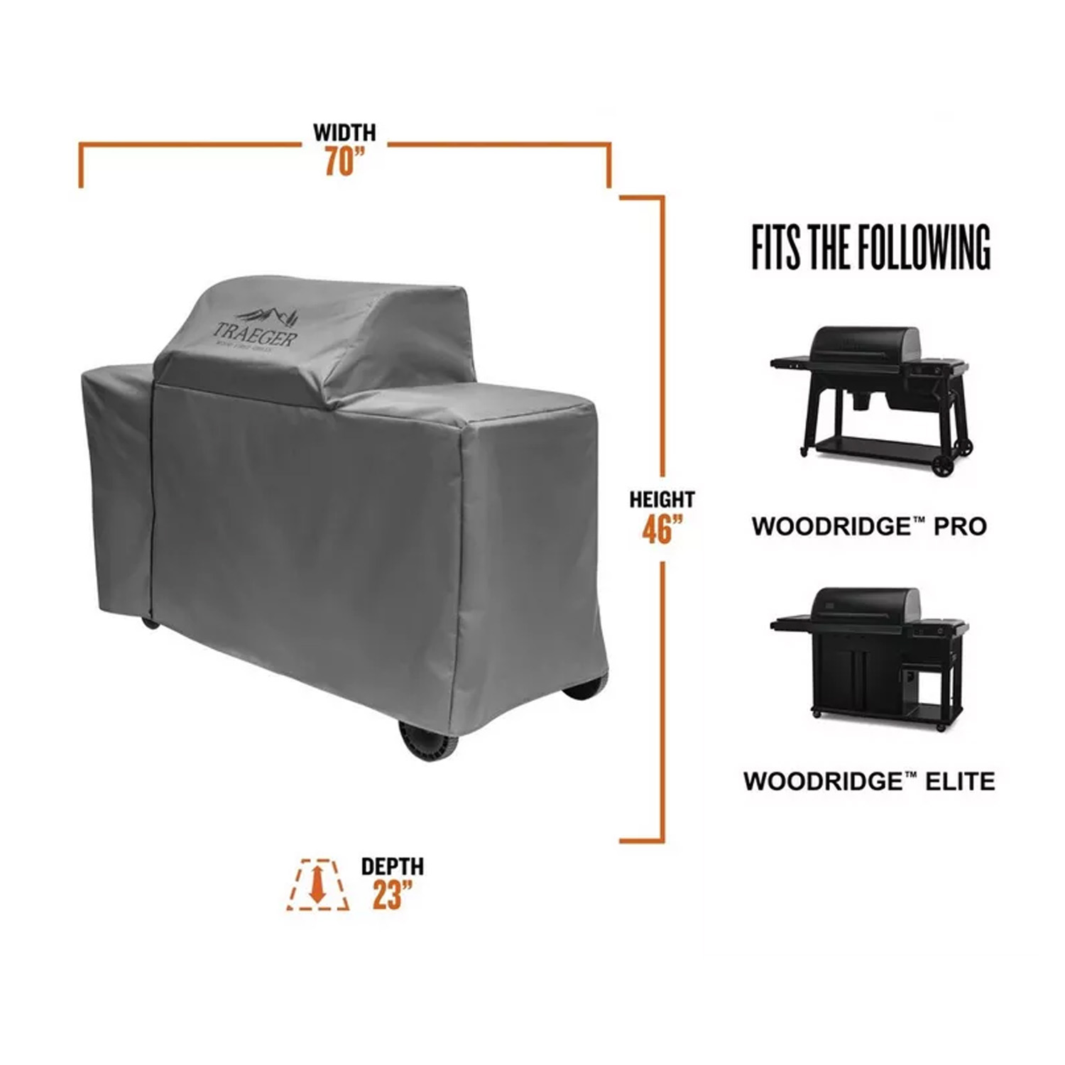 Traeger Abdeckhaube für Woodridge Pro und Elite