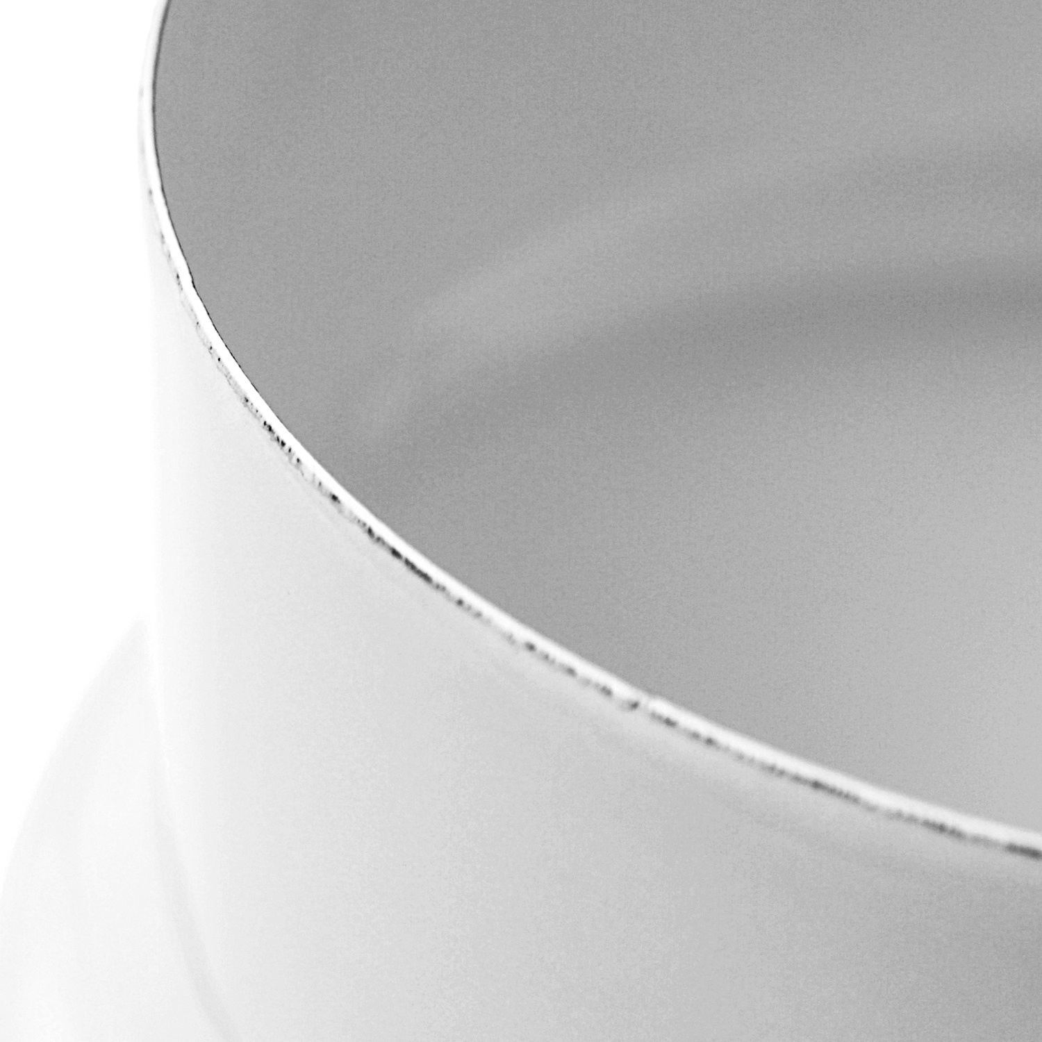 Réduction de tuyau de poêle / conduit de fumée émaillé Raik 150mm - 120mm Blanc