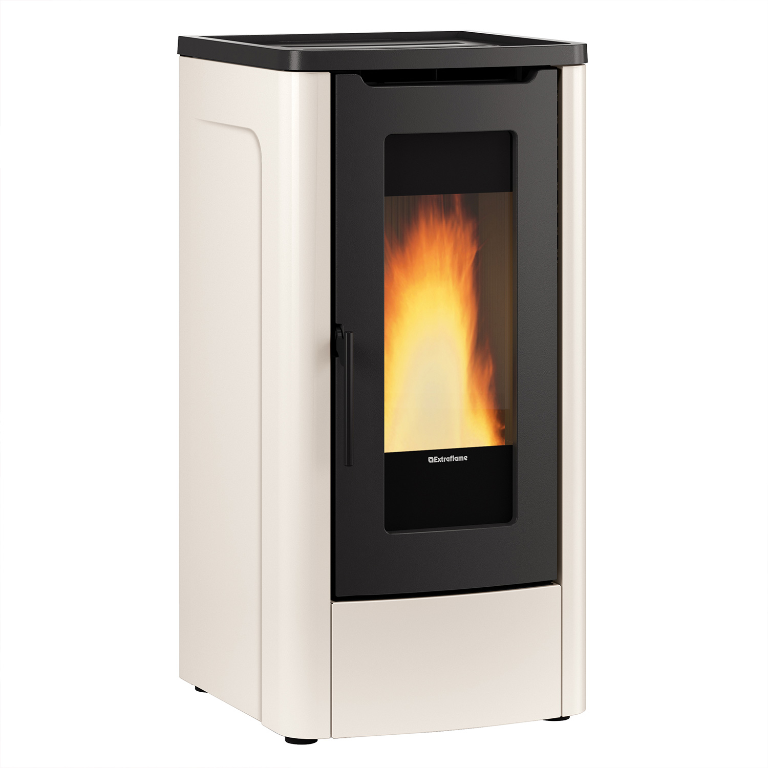 Extraflame Dahiana Plus VFS 16 Pelletofen Stahl Elfenbein