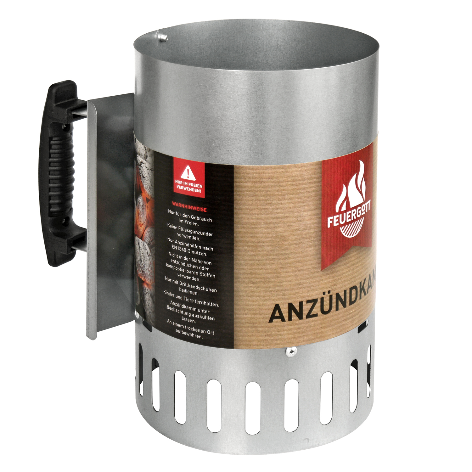 FEUERGOTT Anzündkamin + Solo Stove Titan Campingkocher