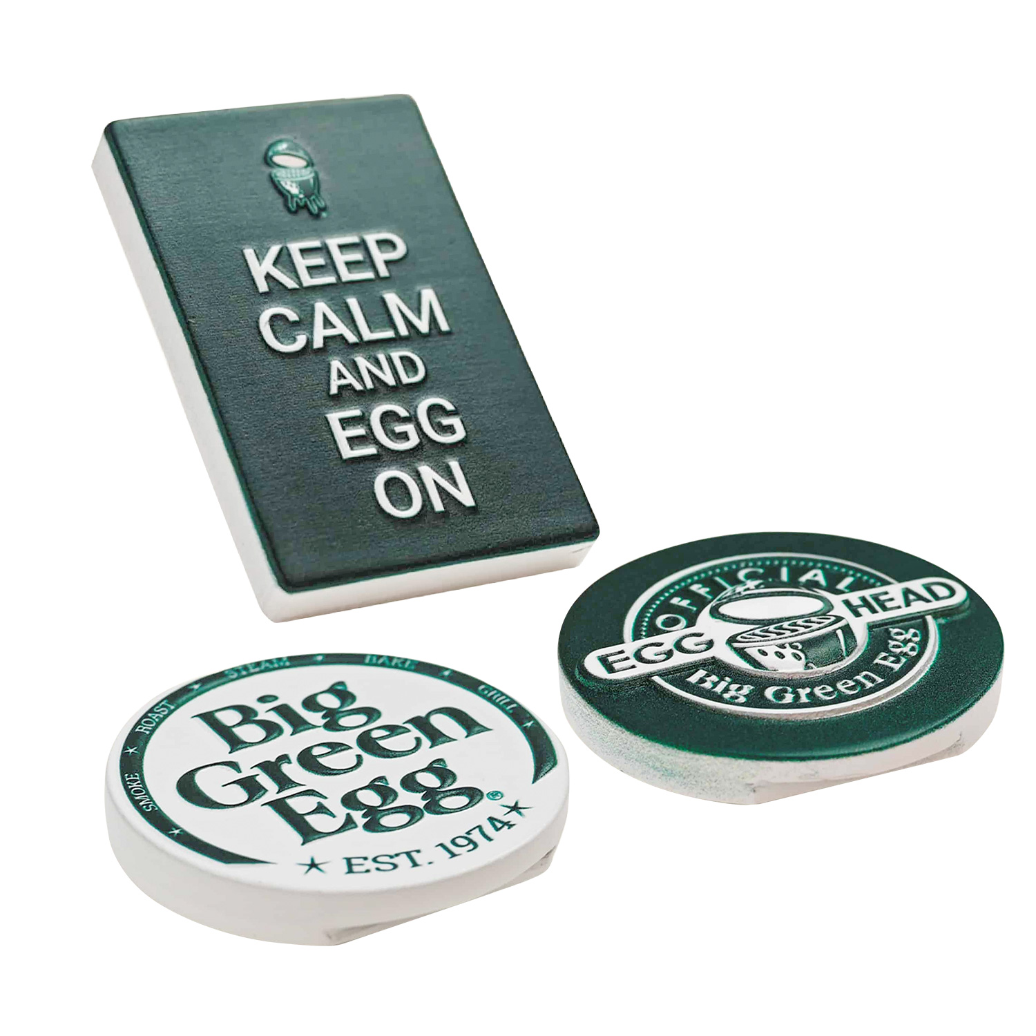 Big Green Egg Kühlschrankmagnete 3-er Set