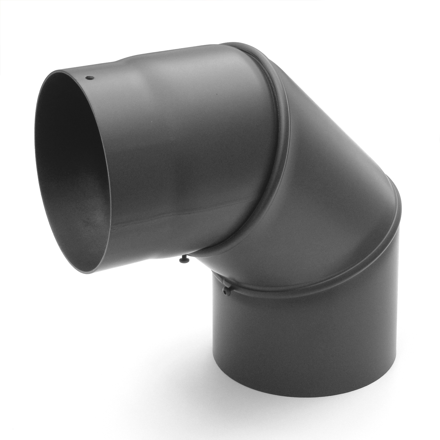 Raik Basic Rauchrohrbogen 160mm gussgrau 0–90° ohne Tür für Rauchrohr / Ofenrohr