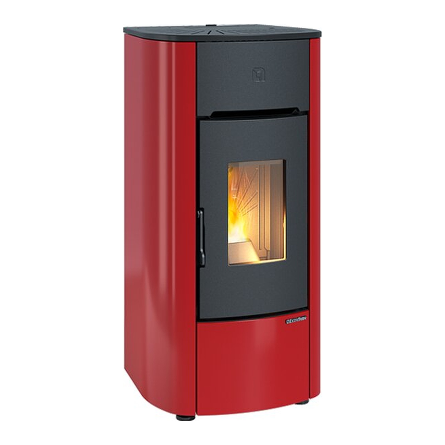 Extraflame Mariella Plus AD Pelletofen Traditional Line bordeaux