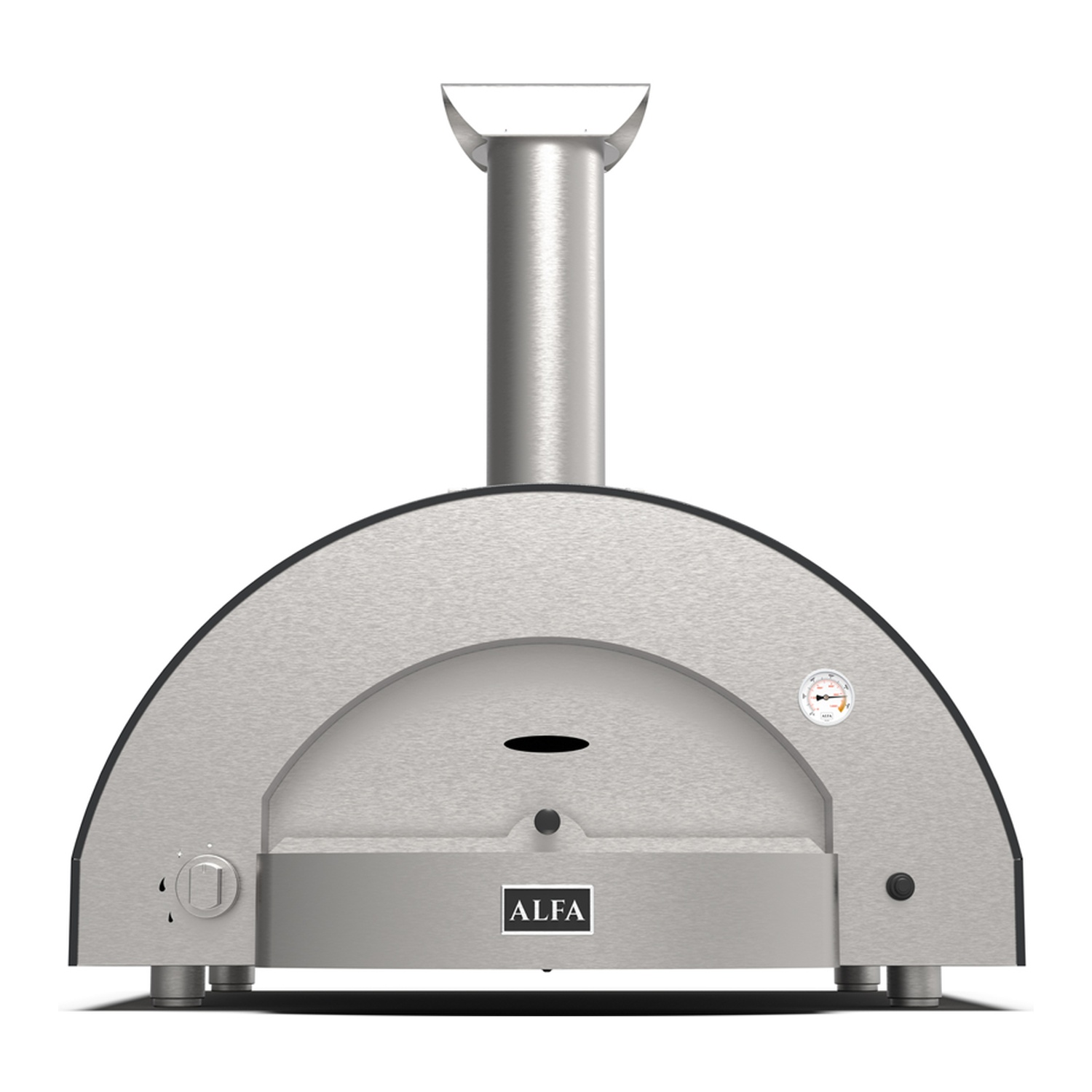 Alfa Classico 4 Pizze Gas-Pizzaofen schiefergrau 50 mBar