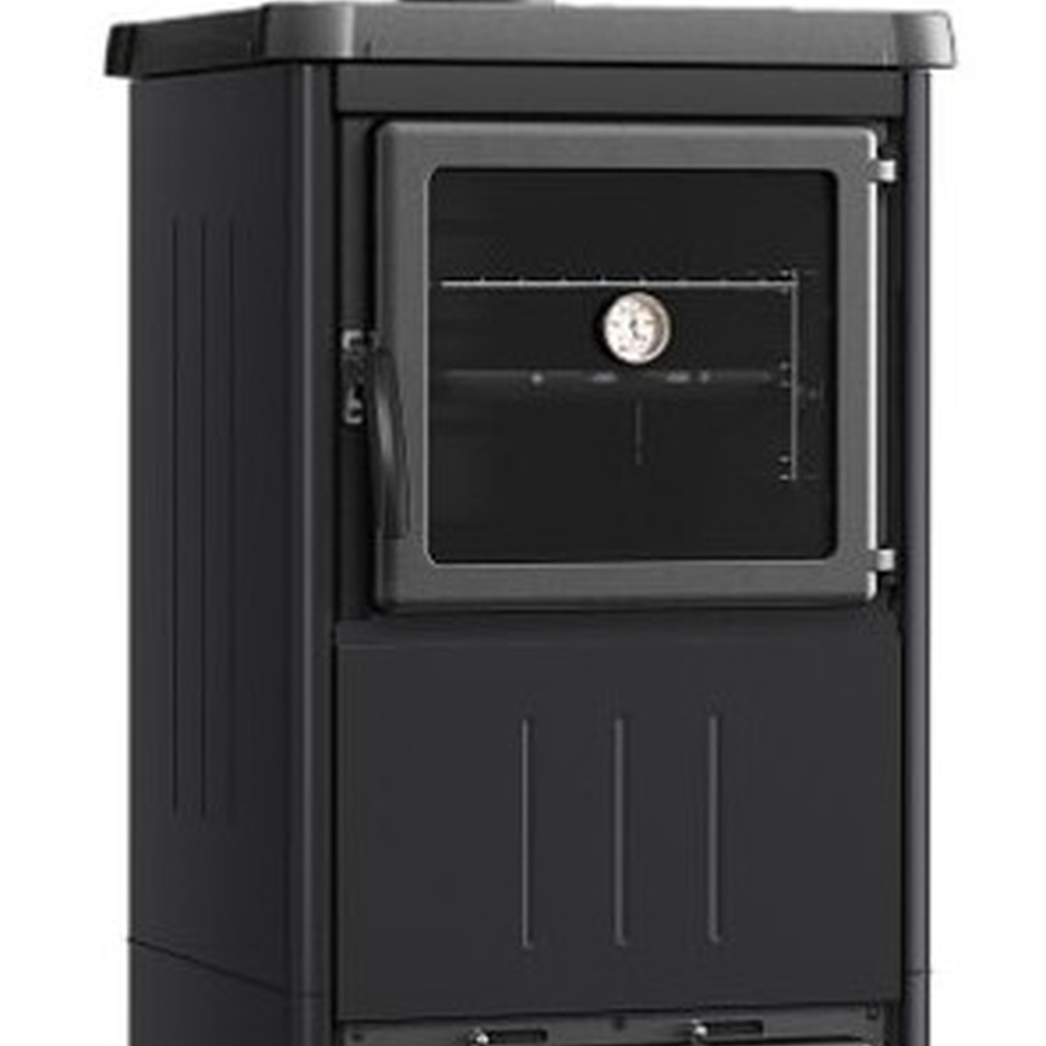 La Nordica NOVA FORNO.16 STEEL - Anthracite Noir poêle à bois