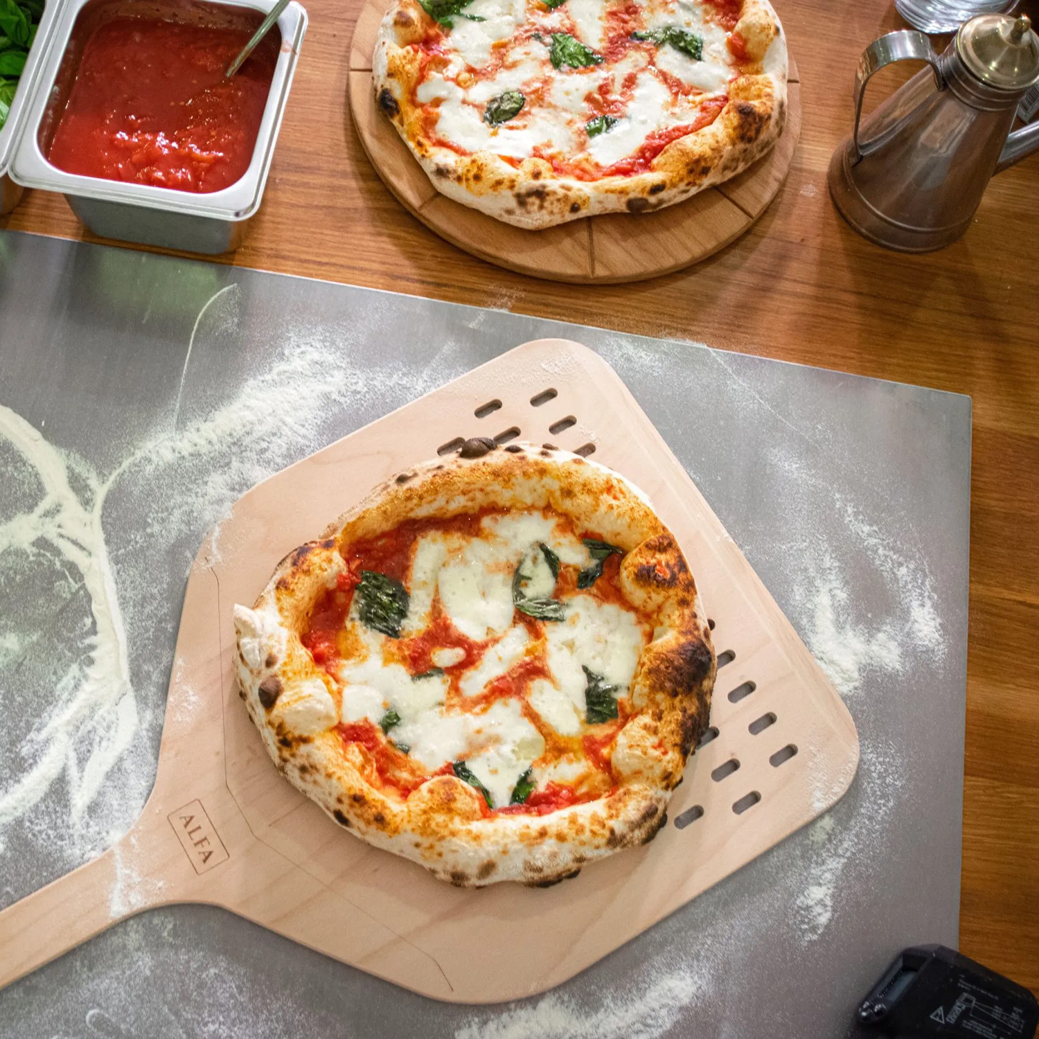 Alfa Holz-Pizzaschaufel 36 cm