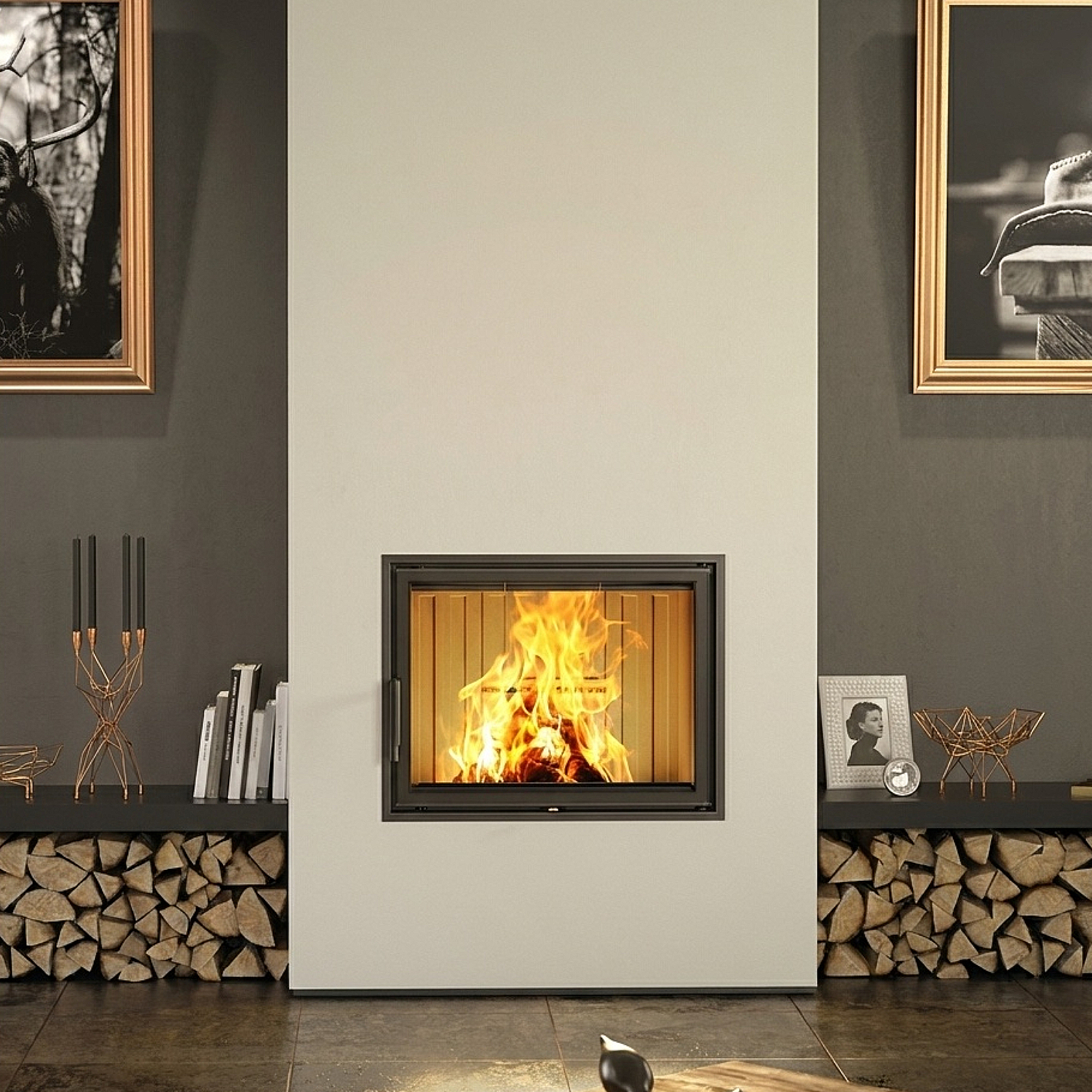 Spartherm Varia 1V Kamineinsatz rechts 1423 Höhe 200 mm RR