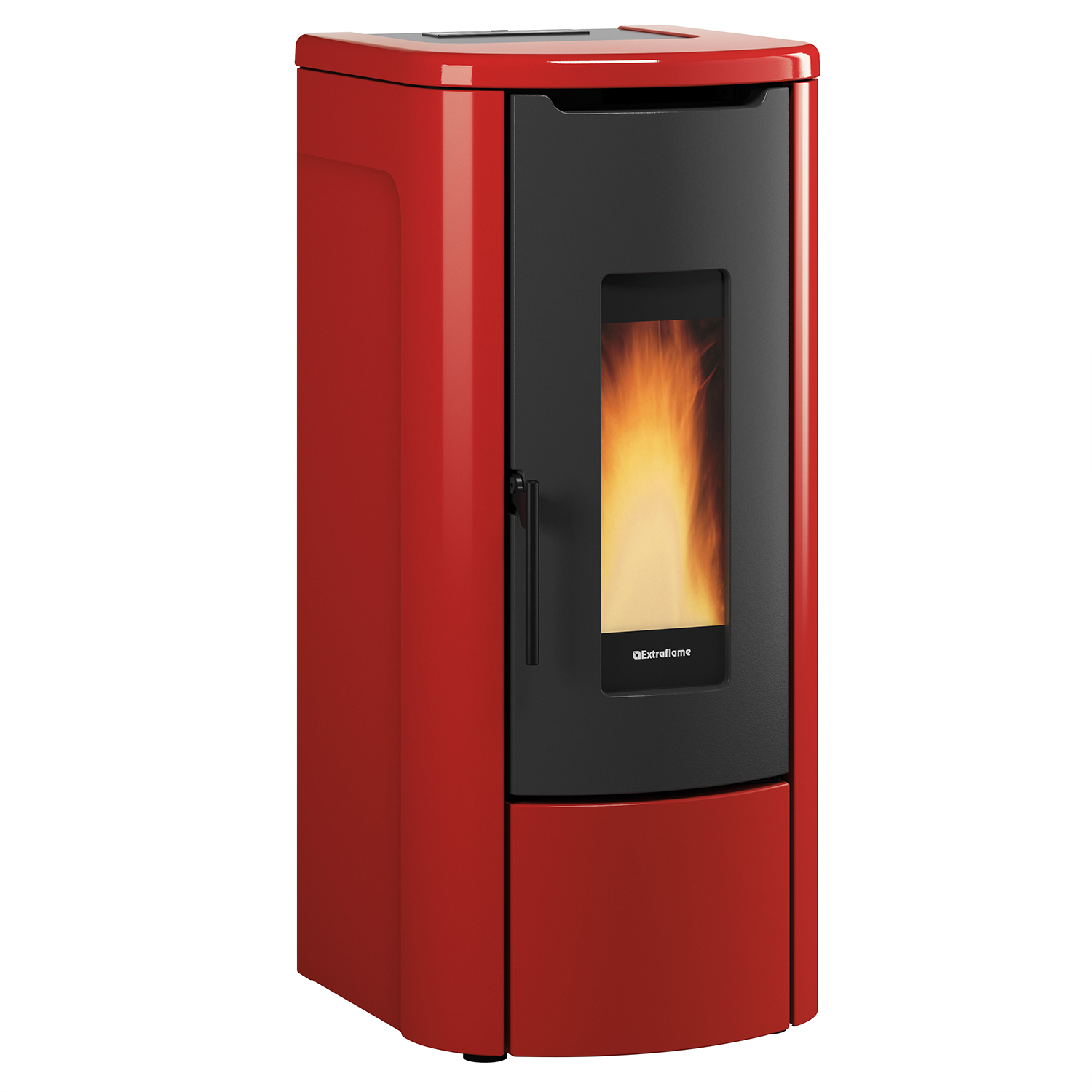 Extraflame ROSANNA IDRO 5.0 - Bordeauxrot wassergeführter Pelletofen EVOLUTION LINE