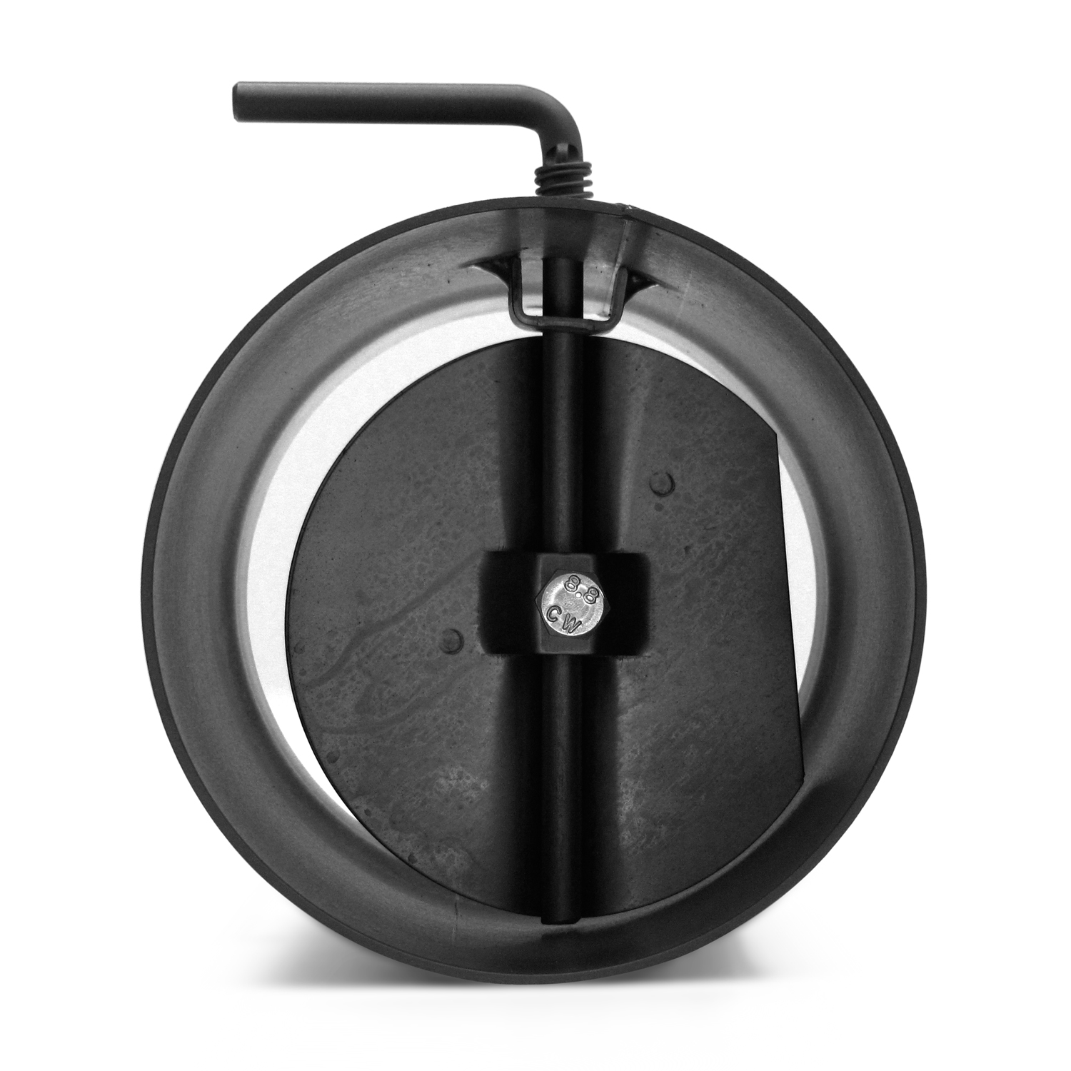 Raik Basic Zugregulierung 160mm gussgrau Länge 1000mm für Rauchrohr / Ofenrohr