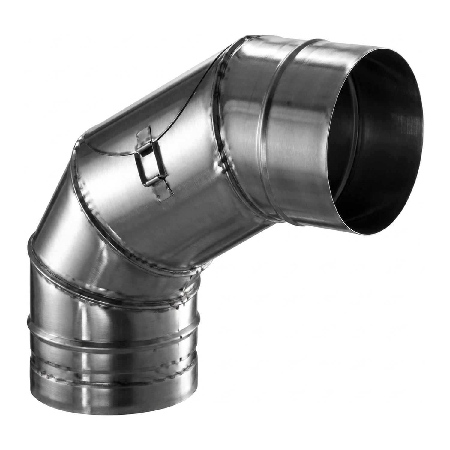 Schiedel Coude PPL 0-90° orientable 1,0 pour PPL Ø 180 mm avec ouverture de révision pour combustibles solides
