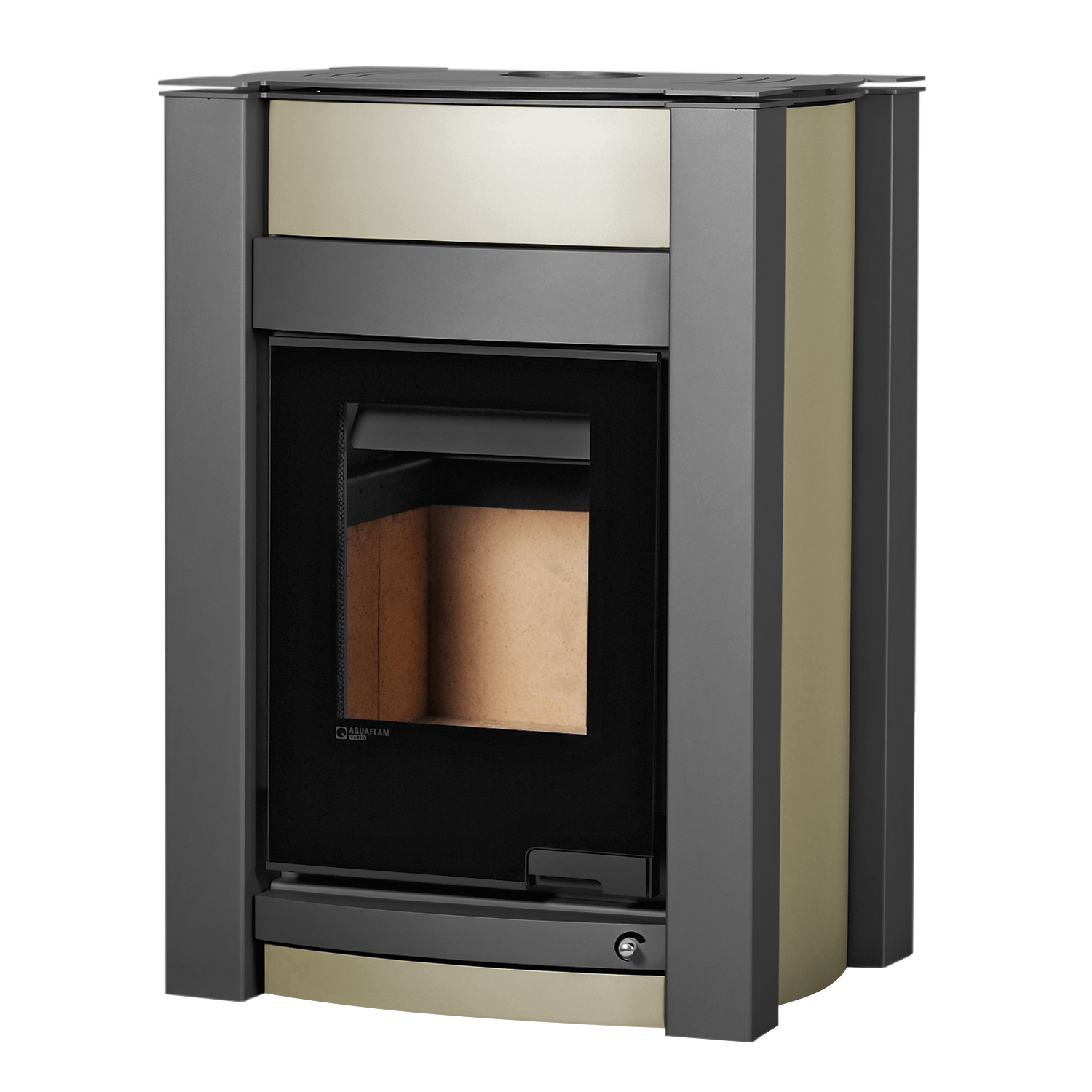 Poêle à bois Aquaflam Vario Kalmar Olive