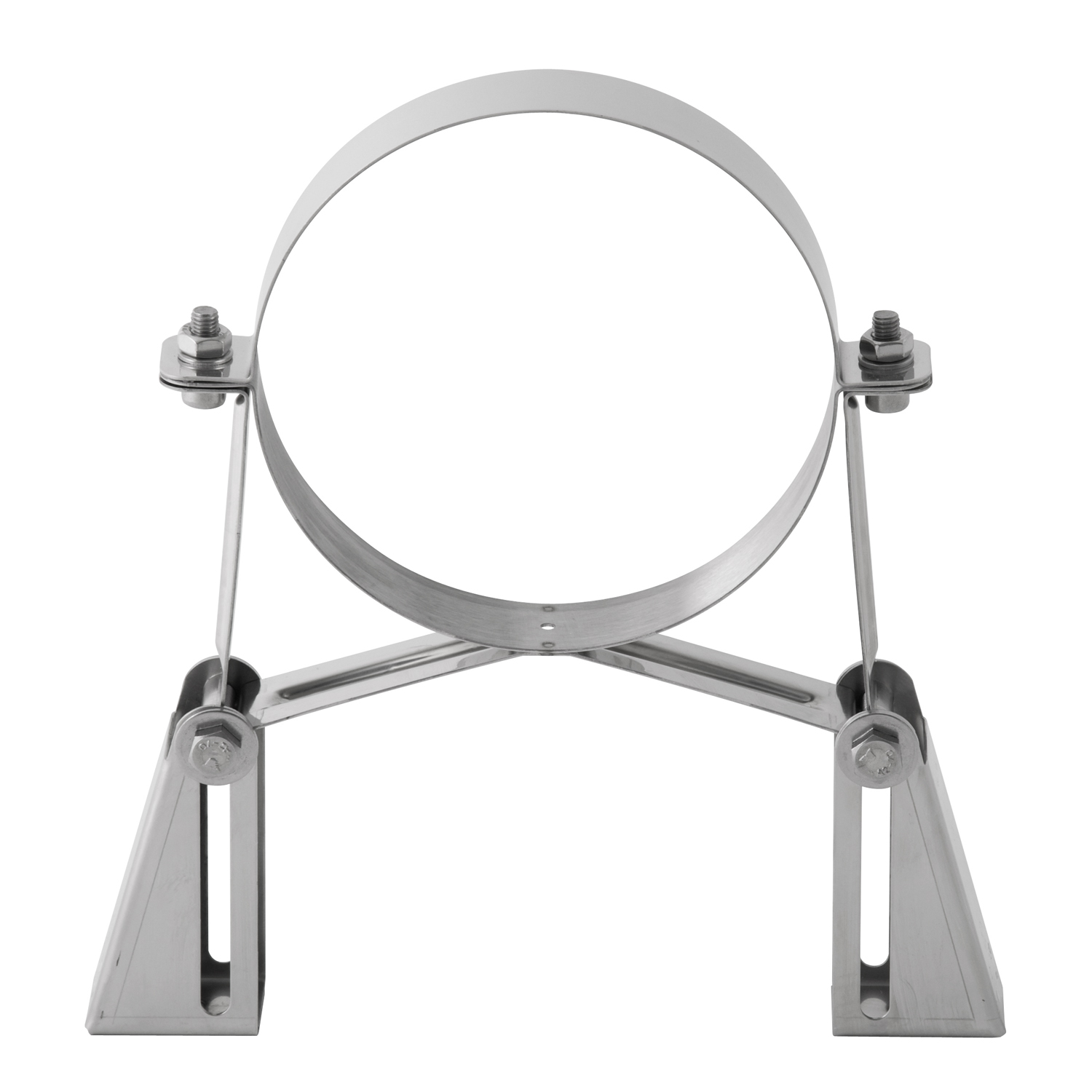 Opsinox conduit de cheminée en acier inoxydable 150 mm support mural version robuste SSL