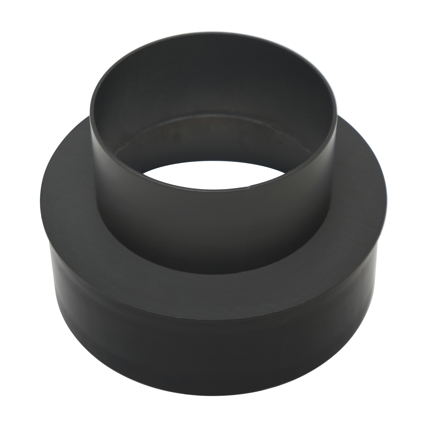 Raik Basic rallonge 120mm - 180mm noir droit pour tuyau de fumée / conduit de fumée