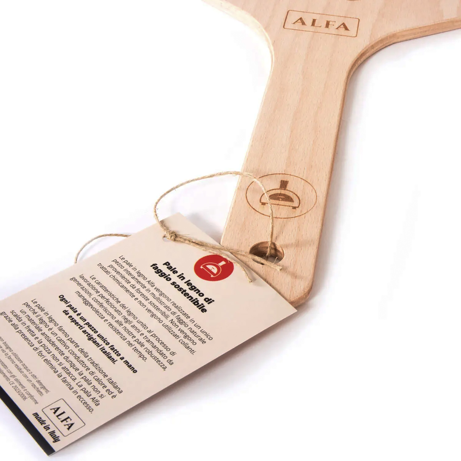 Alfa Holz-Pizzaschaufel 32 cm