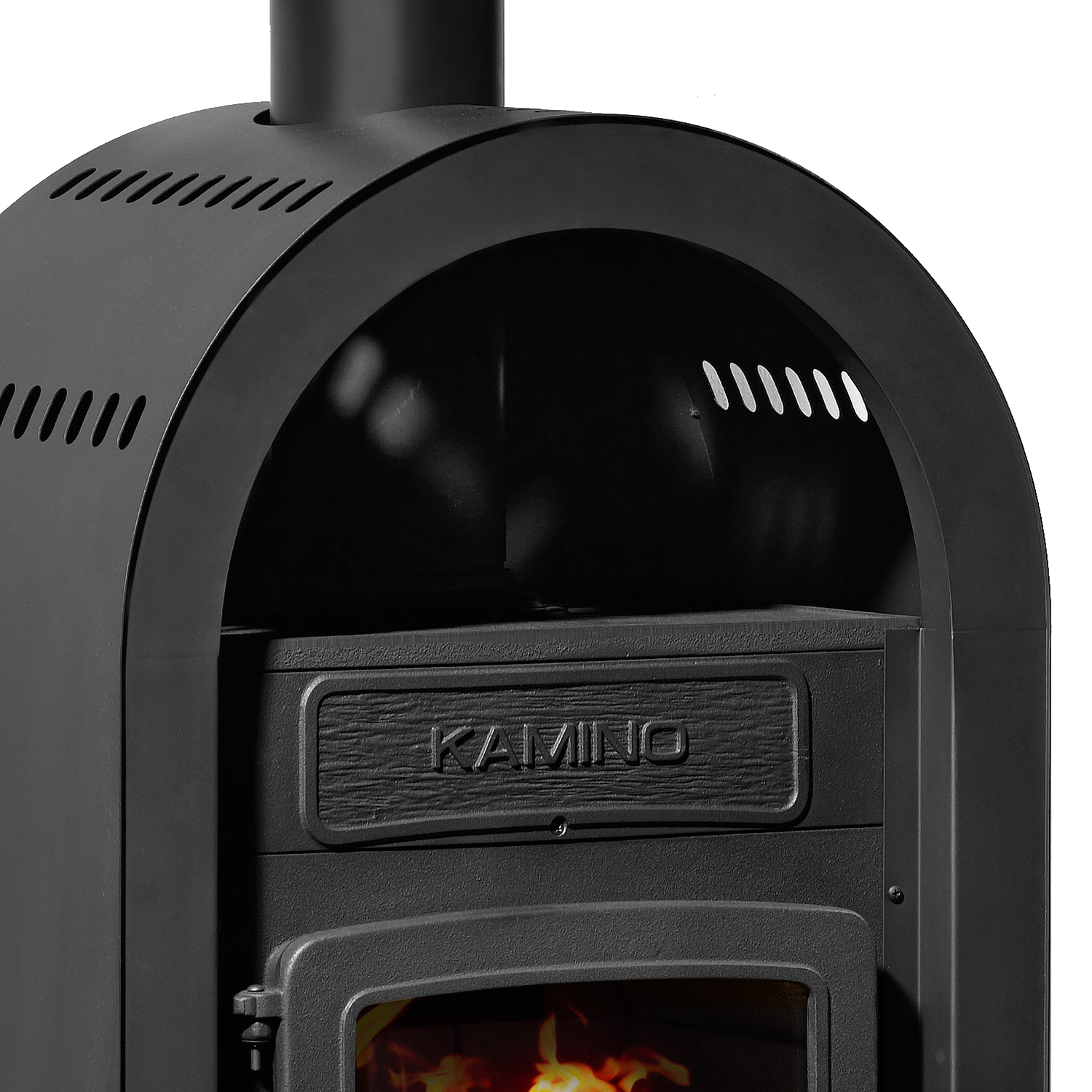 Wamsler Kamino 10960F Werkstattofen Schwarz Rauchabgang oben