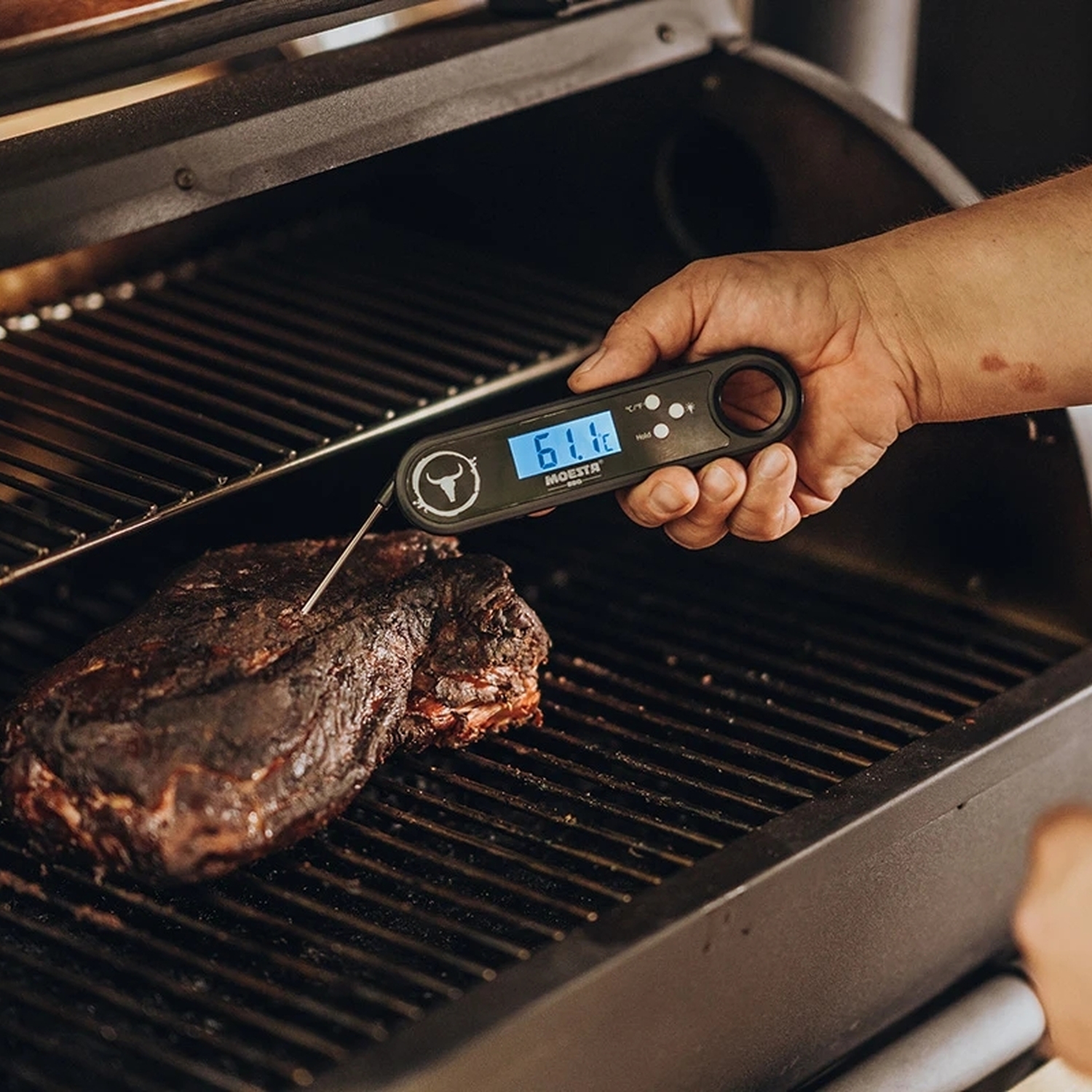 Moesta Thermometer No.2 BBQ-Grillthermometer beleuchtet