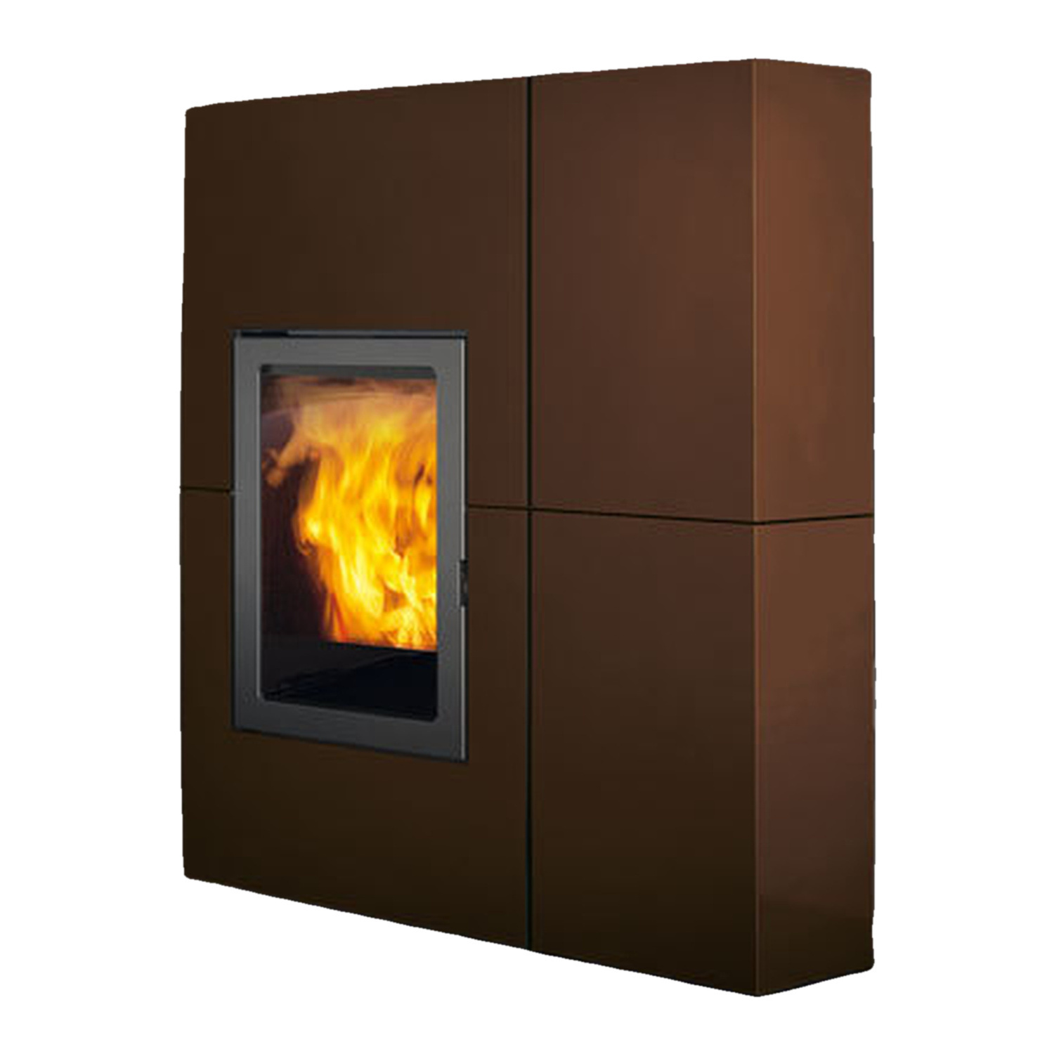 Edilkamin Blade 12++ Evo Poêle à granulés acier bronze