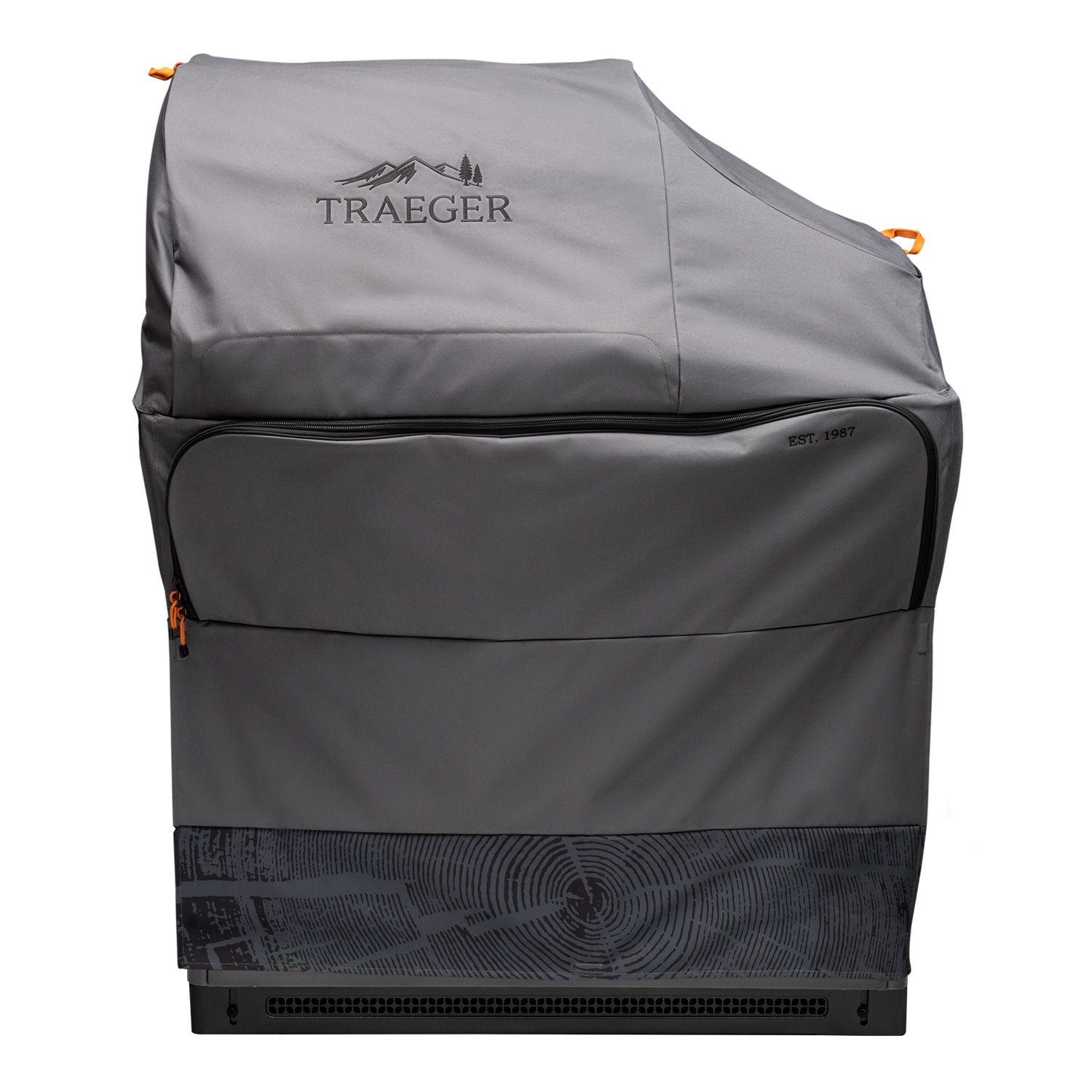 Traeger Abdeckhaube für Timberline eingebaut