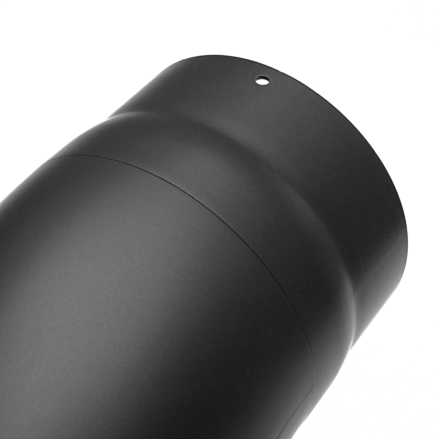 Raik Basic Rauchrohrbogen 150mm gussgrau 90° gezogen mit Tür für Rauchrohr / Ofenrohr