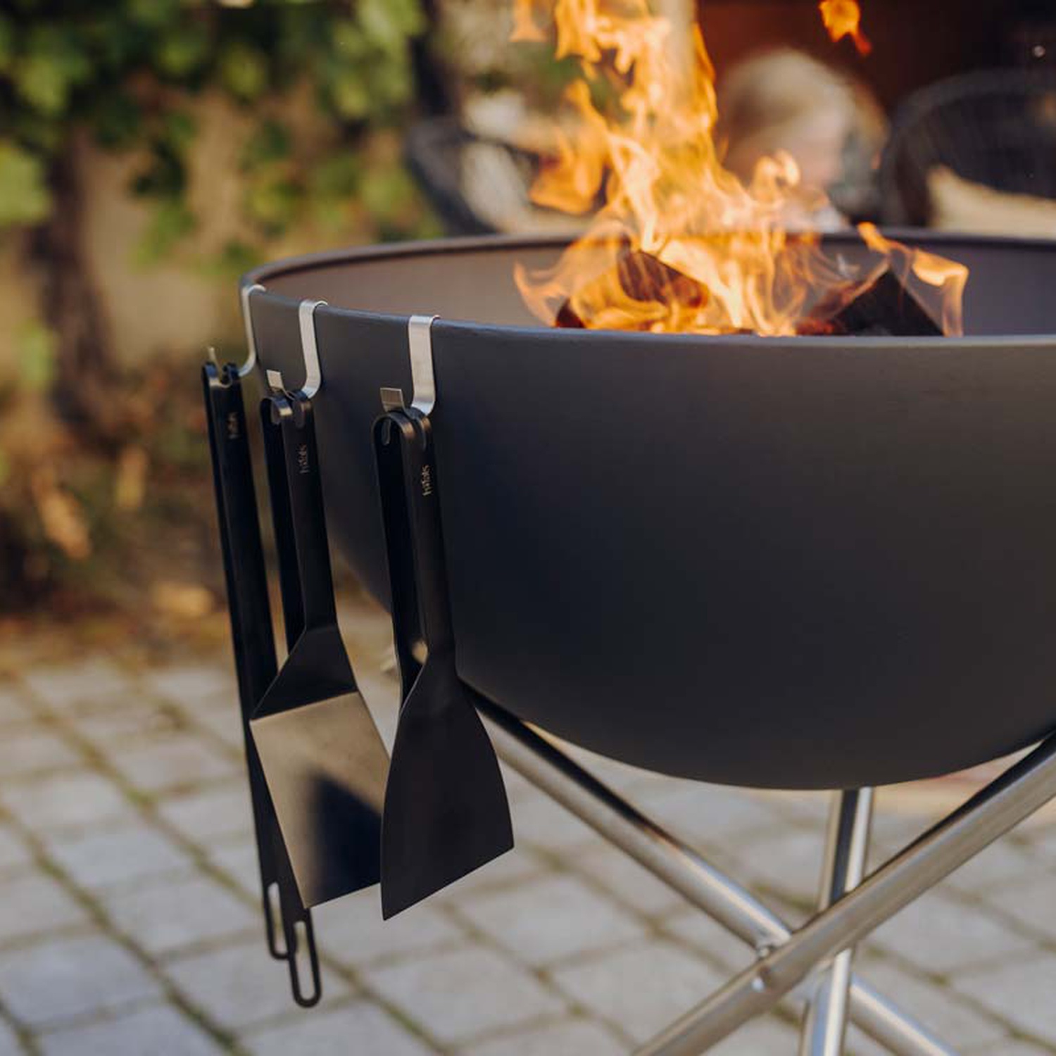 höfats BBQ-Tool-Set schwarz (3-teilig)