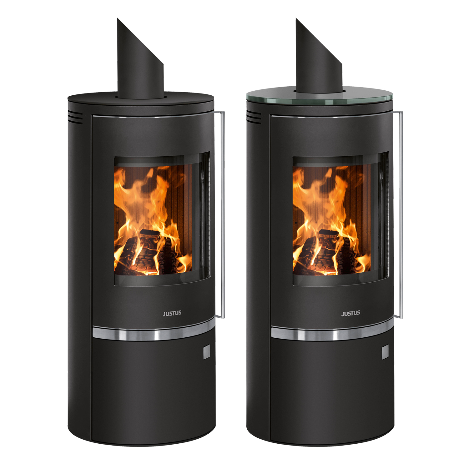 Justus Faro Top 2.0 Poêle à bois Acier Noir