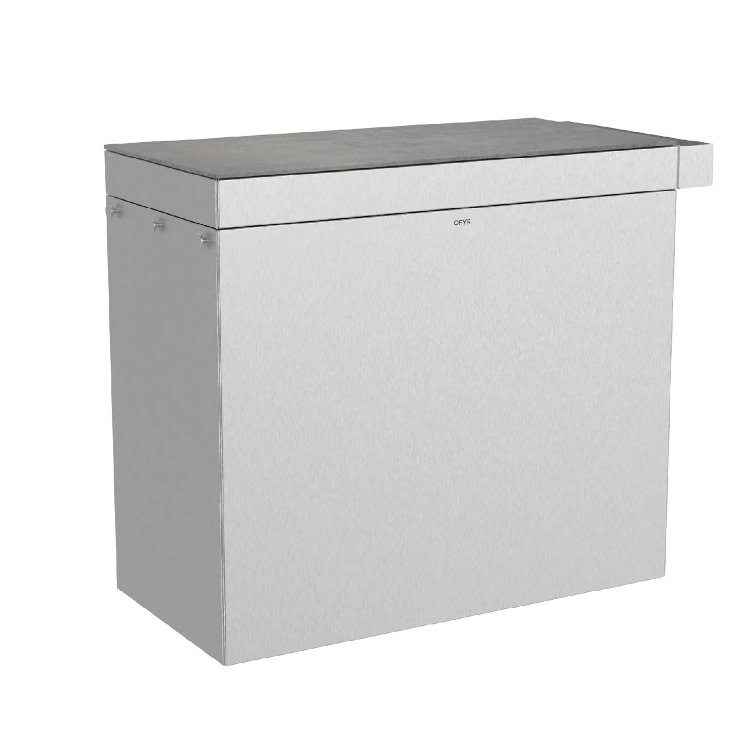 OFYR Signature Mise en Place 100 Brushed Steel Terra