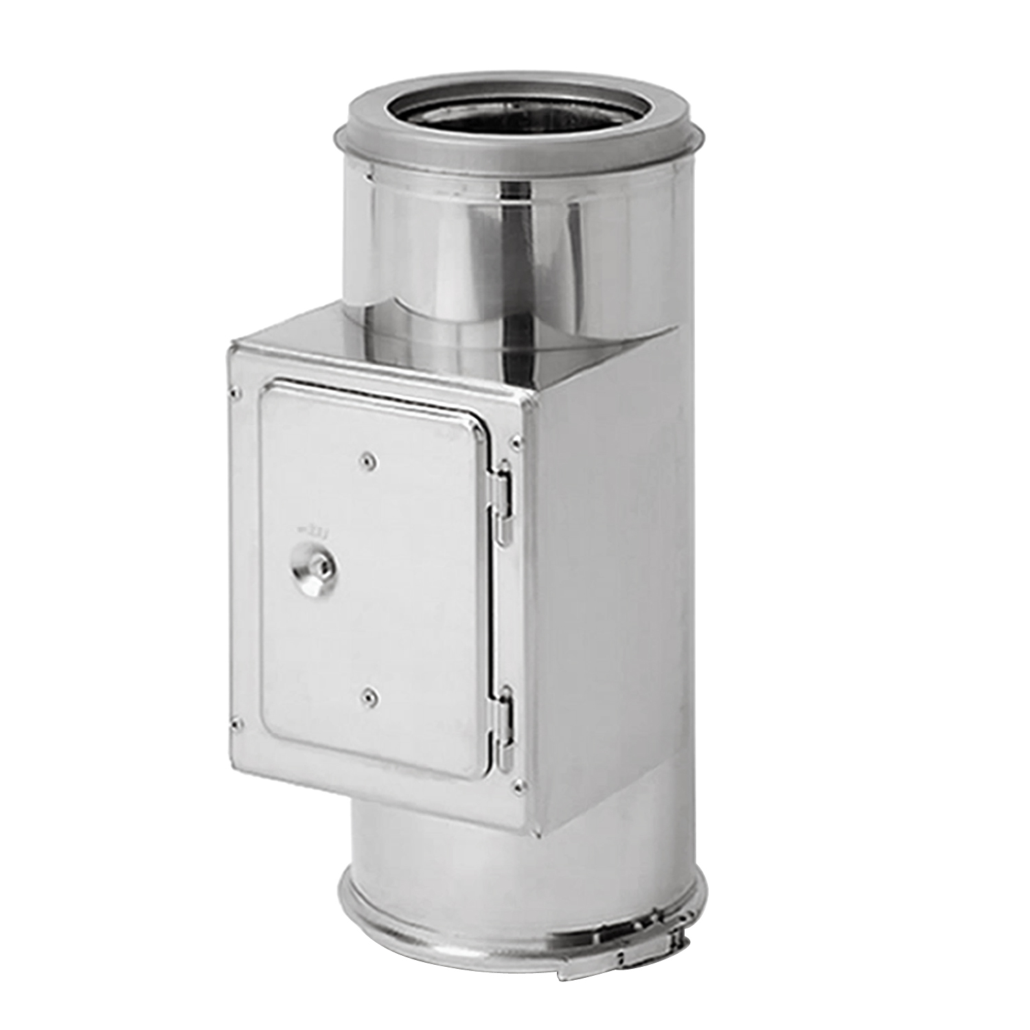 Élément de longueur de cheminée en acier inoxydable Opsinox 150 mm avec ouverture de révision BK