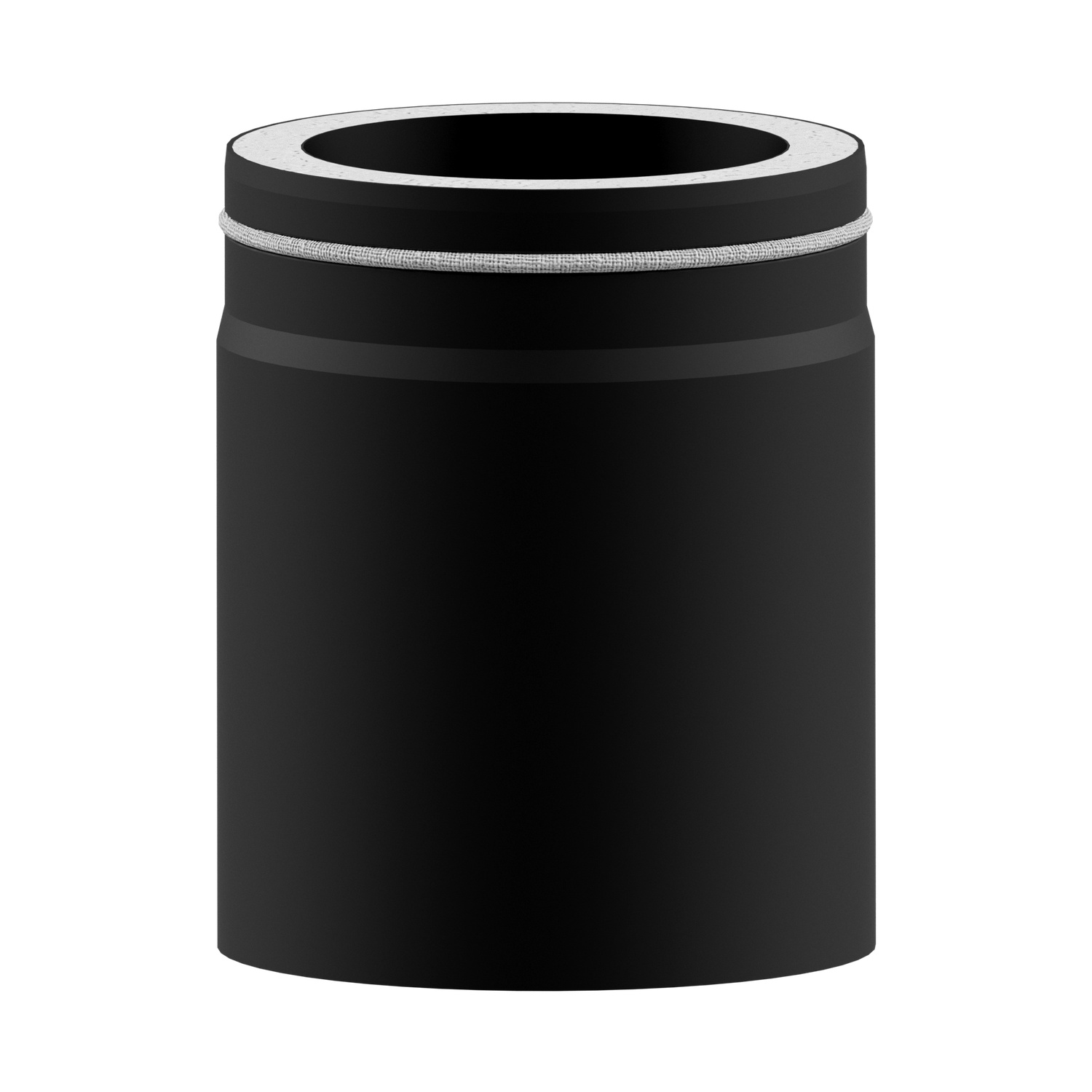 Raik Lifestyle DUO Längenelement 180mm schwarz L: 250mm für Rauchrohr / Ofenrohr