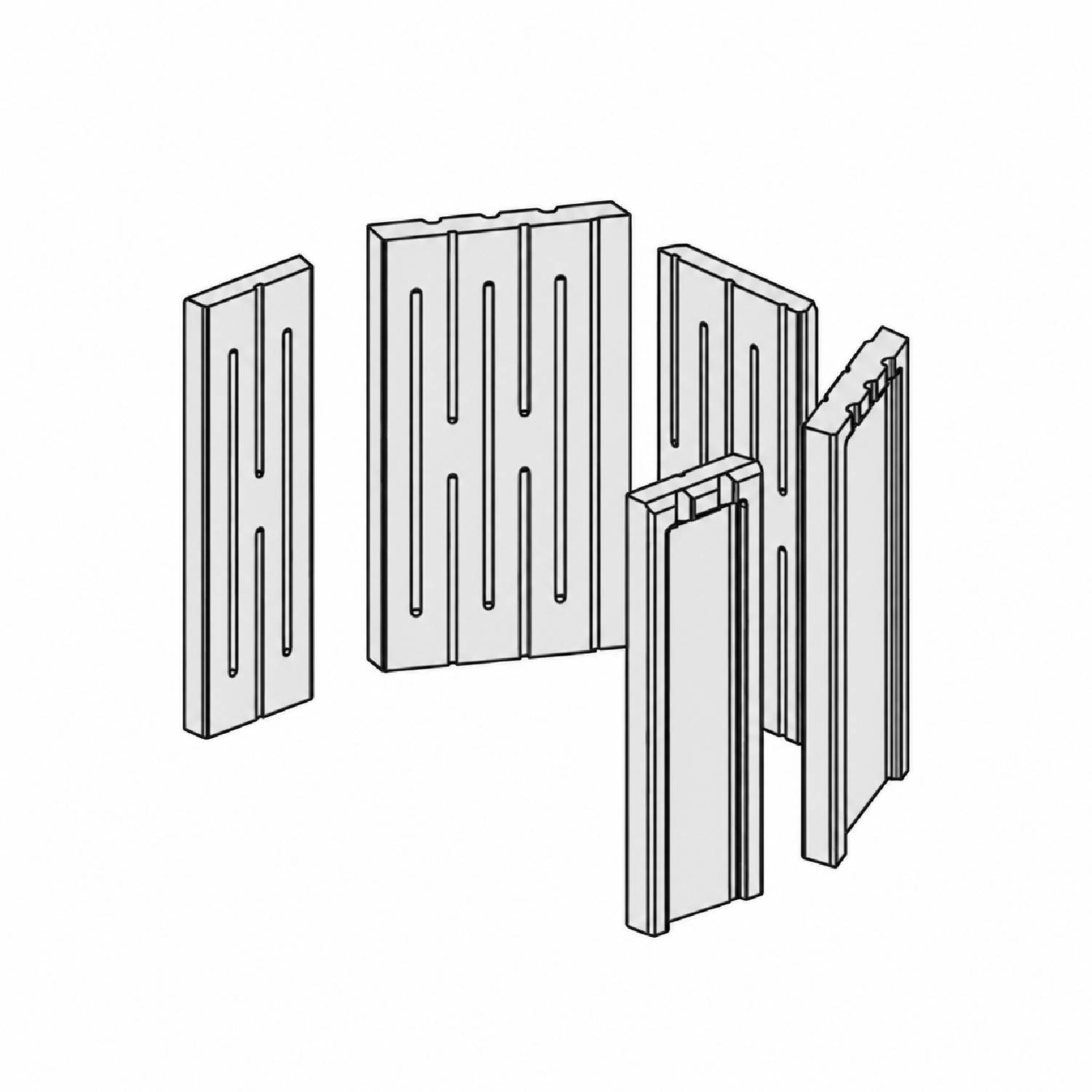 Ersatzteil - Schmitzker Brennraumauskleidung für Kamineinsatz No4