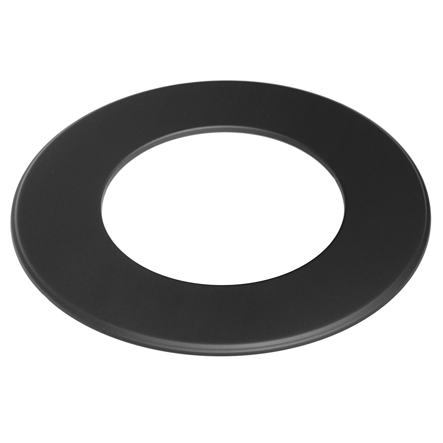 Raik Coltherm Rosace murale 150mm noire double paroi pour tuyau de fumée / conduit de fumée