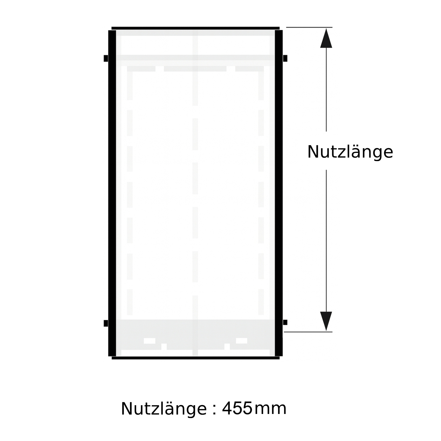 Schiedel ICS élément de tuyau 500 mm Ø150 double paroi brillant